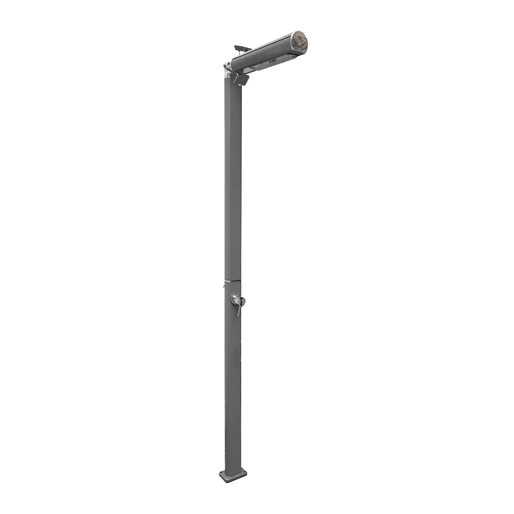 Aluminum outdoor shower with lighting Quick Q805