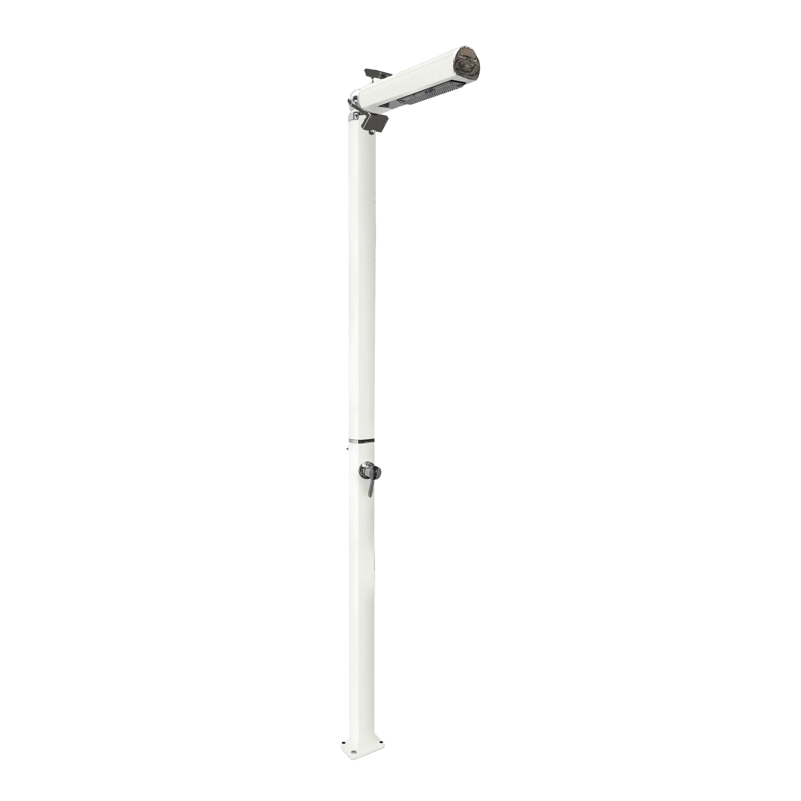 Aluminum outdoor shower with lighting Quick Q805