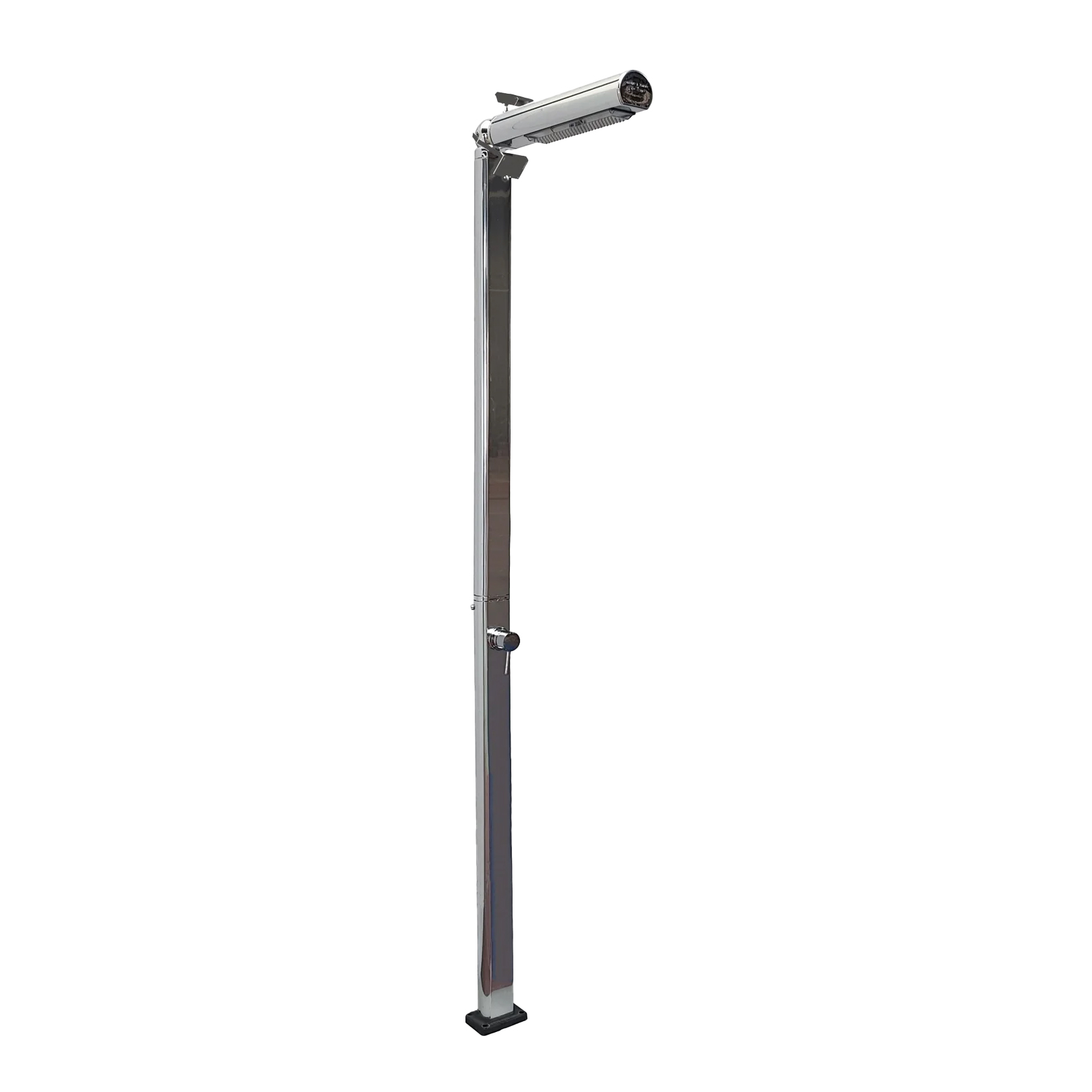 Aluminum outdoor shower with lighting Quick Q805