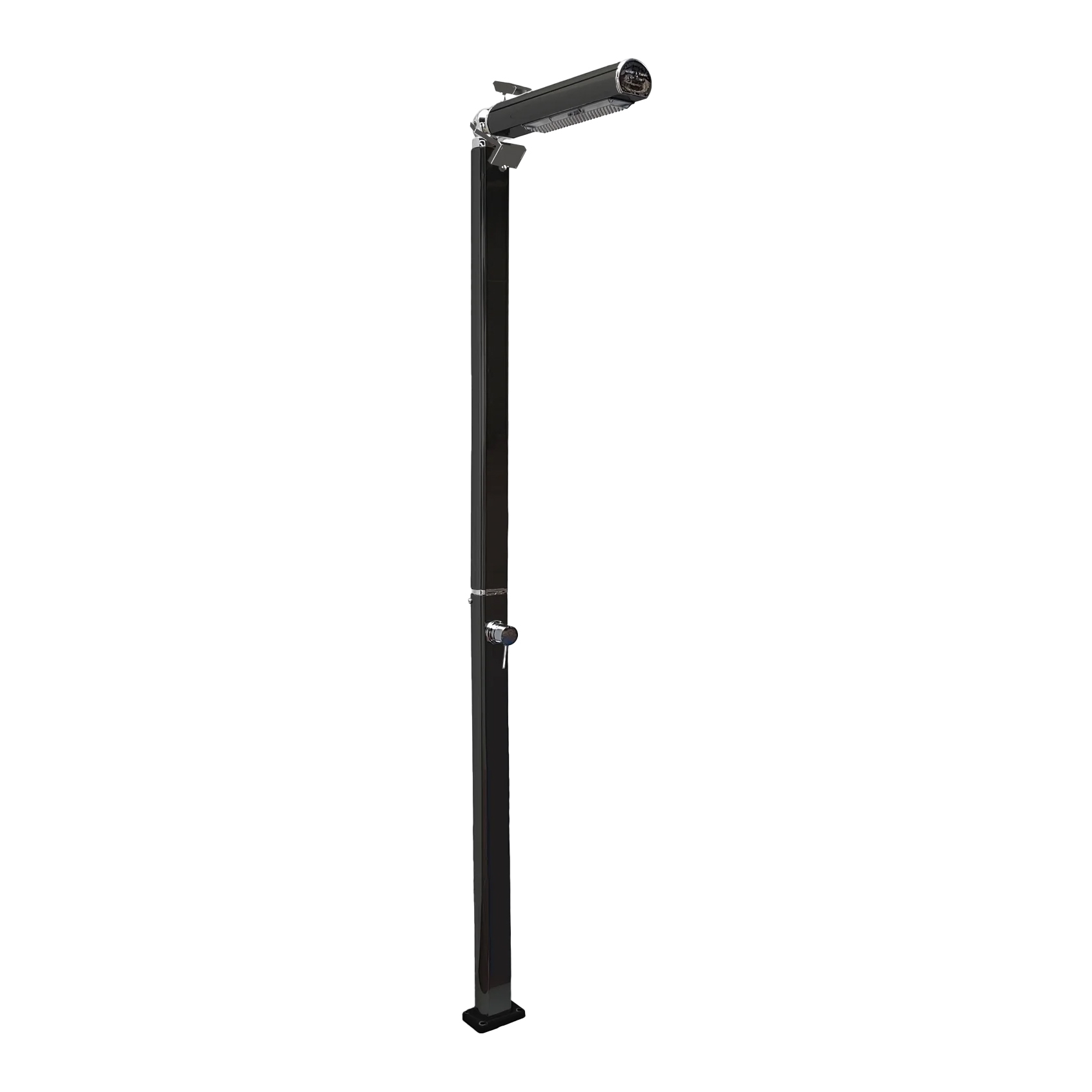 Aluminum outdoor shower with lighting Quick Q805