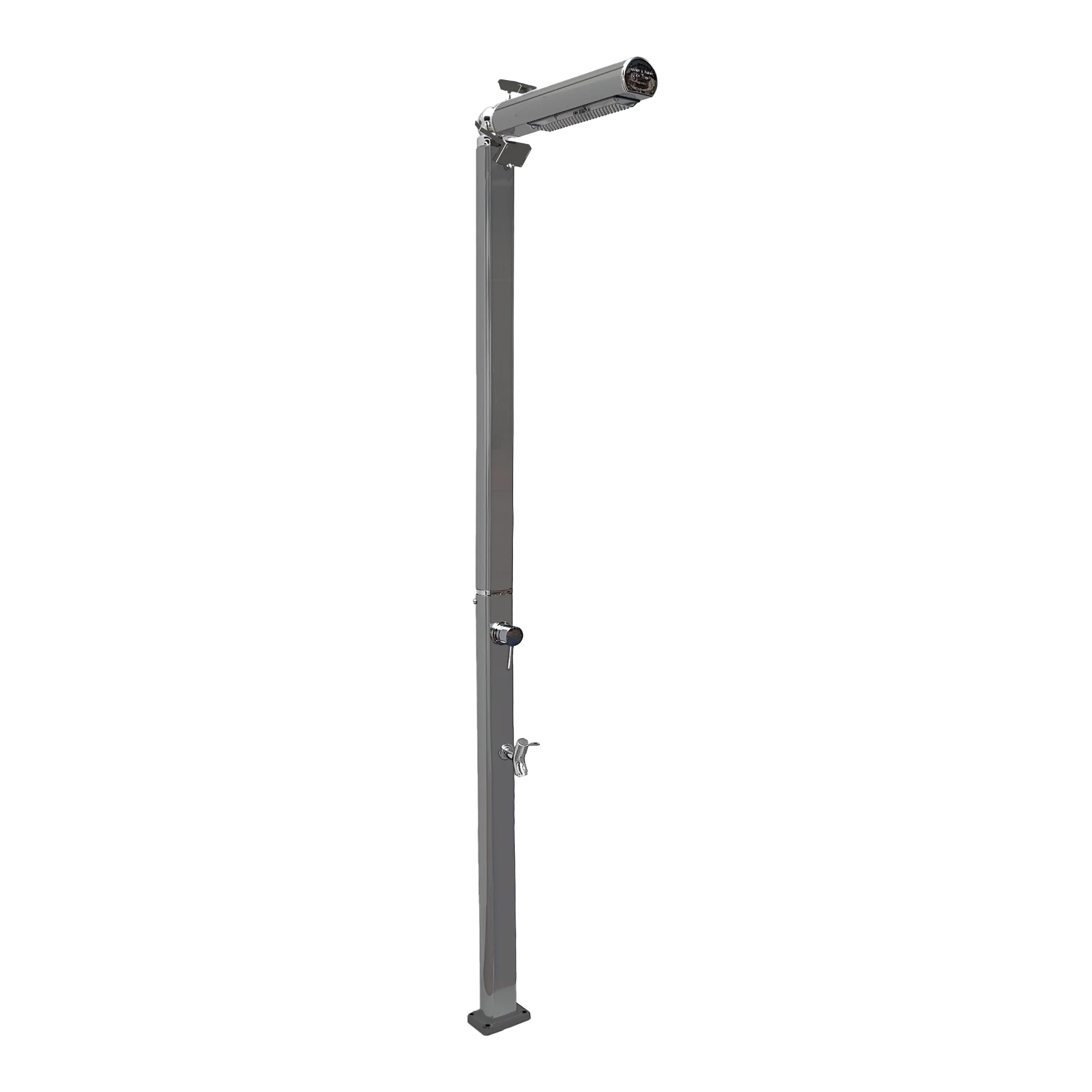 Outdoor shower with footwasher and lighting Quick Q825