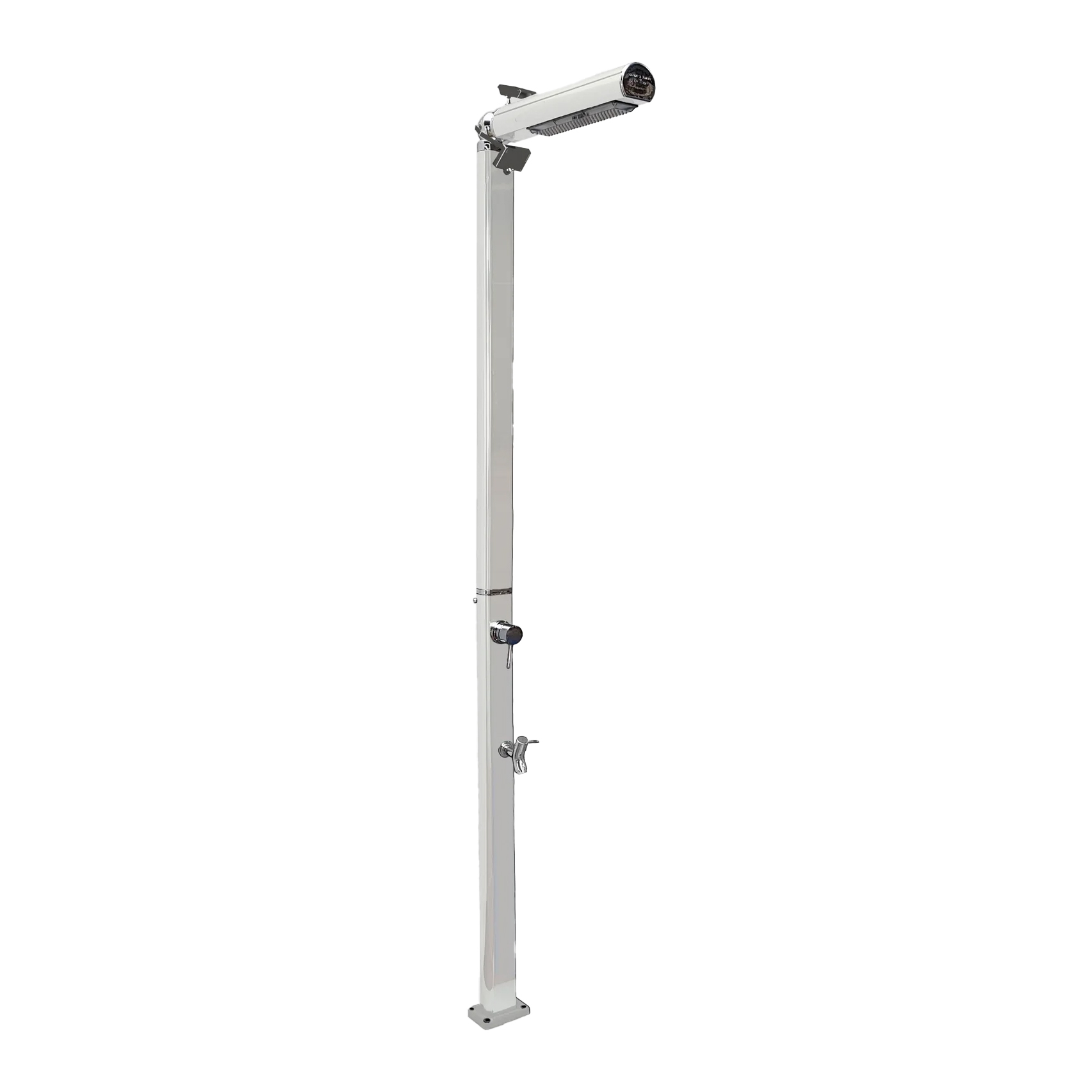 Outdoor shower with footwasher and lighting Quick Q825
