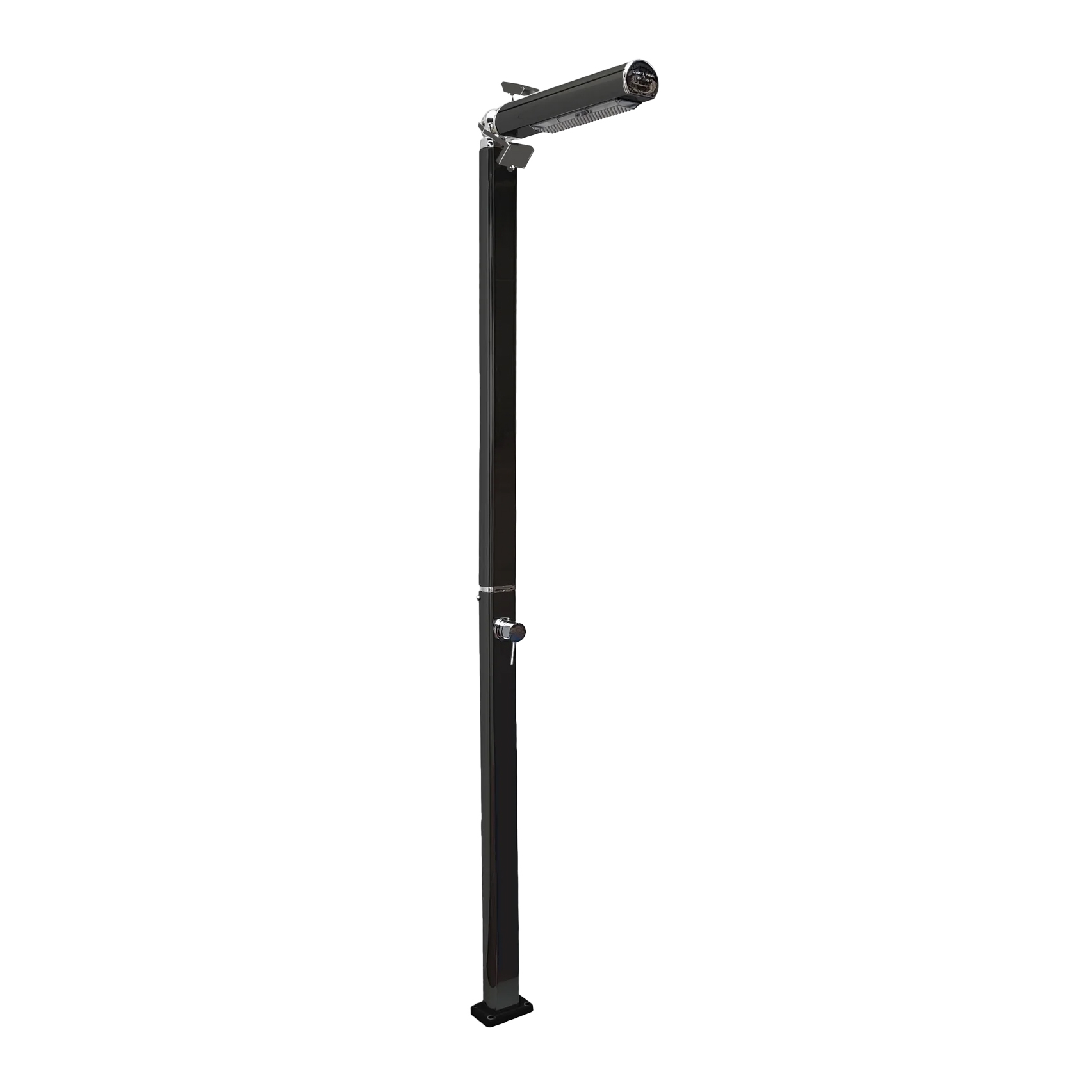 Outdoor shower with footwasher and lighting Quick Q825