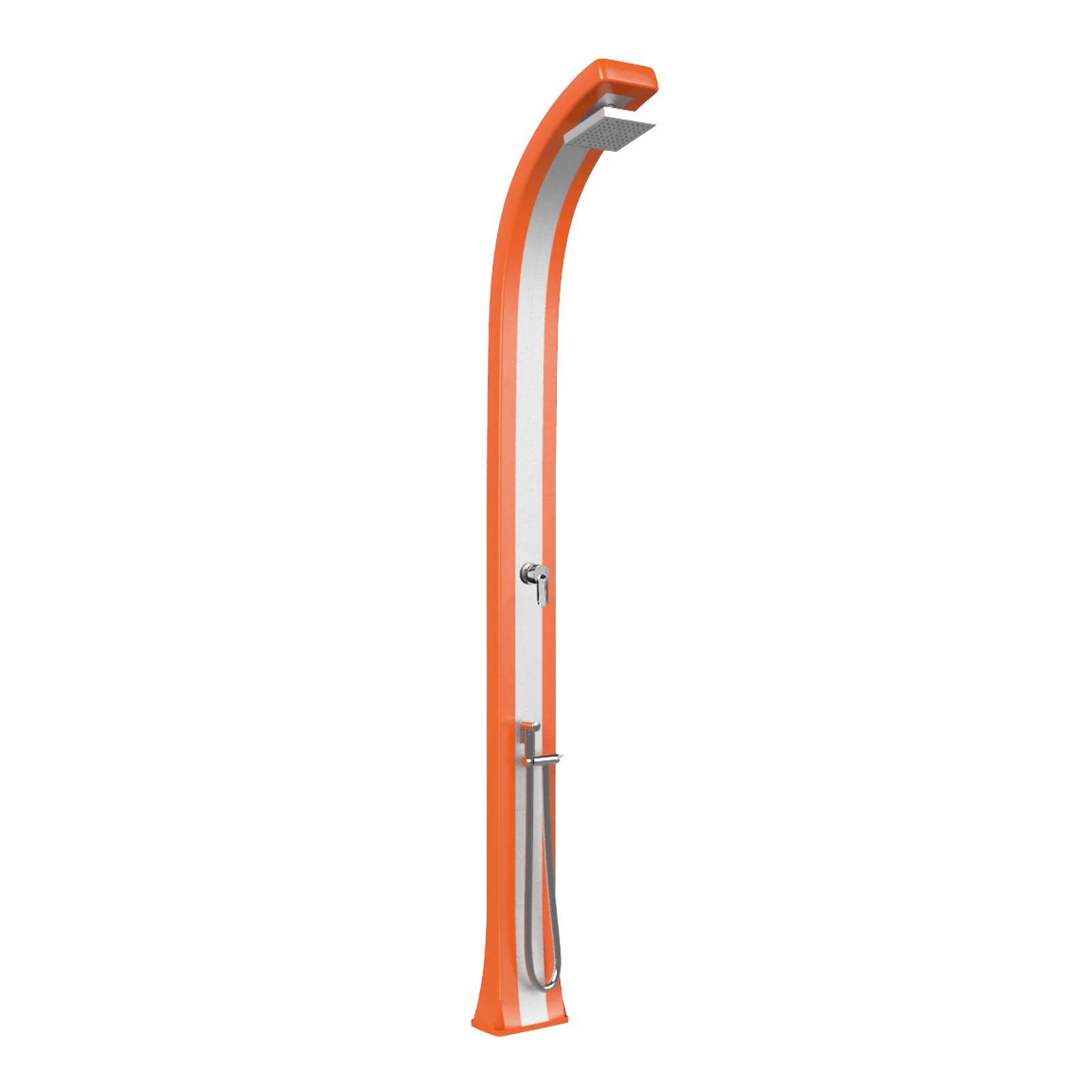 Shower with hand shower and inox band Spring Plus B145-I