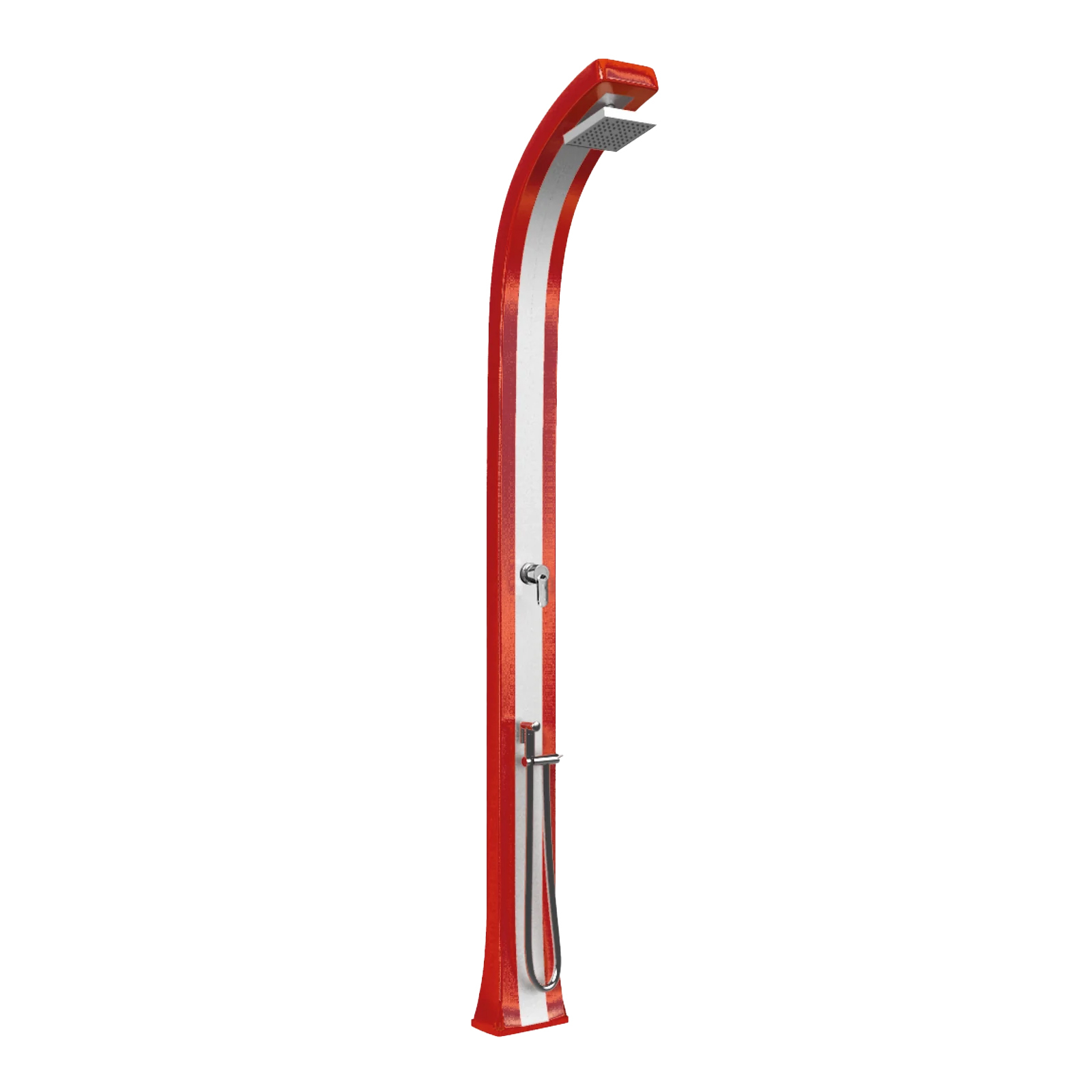 Shower with hand shower and inox band Spring Plus B145-I