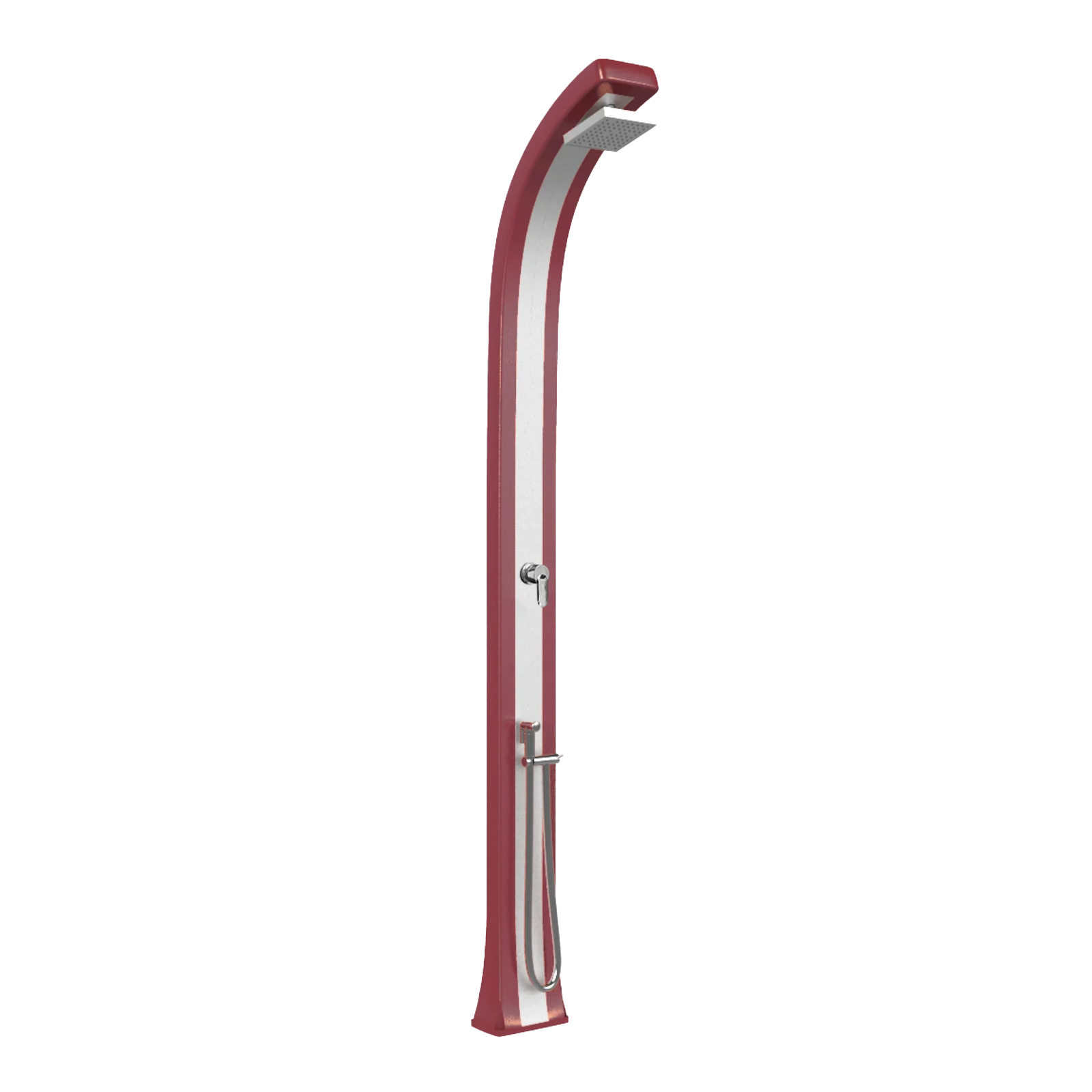 Shower with hand shower and inox band Spring Plus B145-I