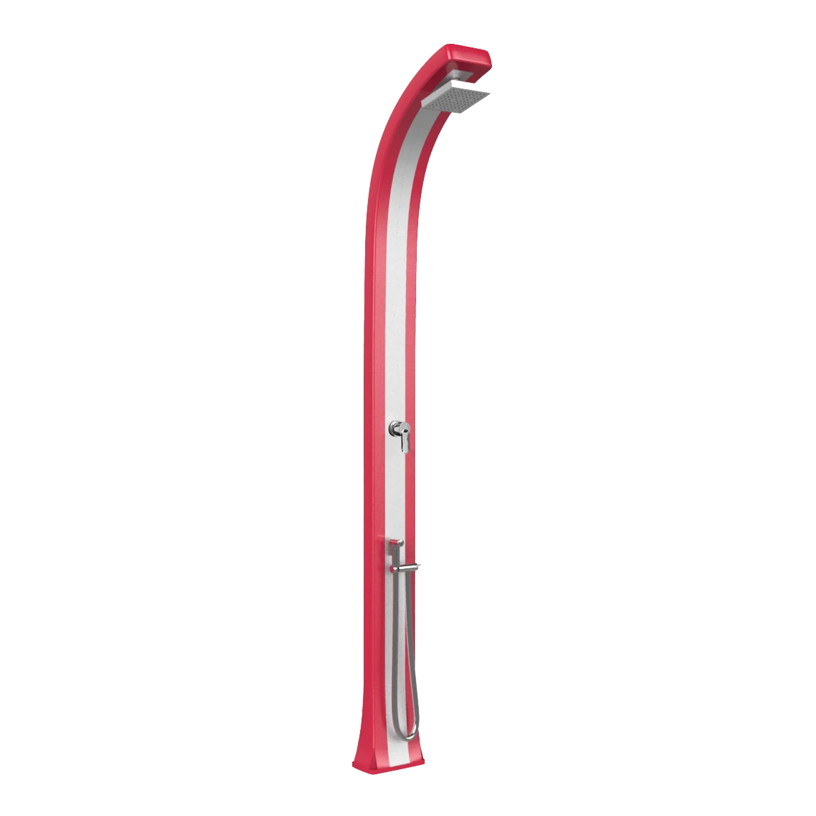 Shower with hand shower and inox band Spring Plus B145-I