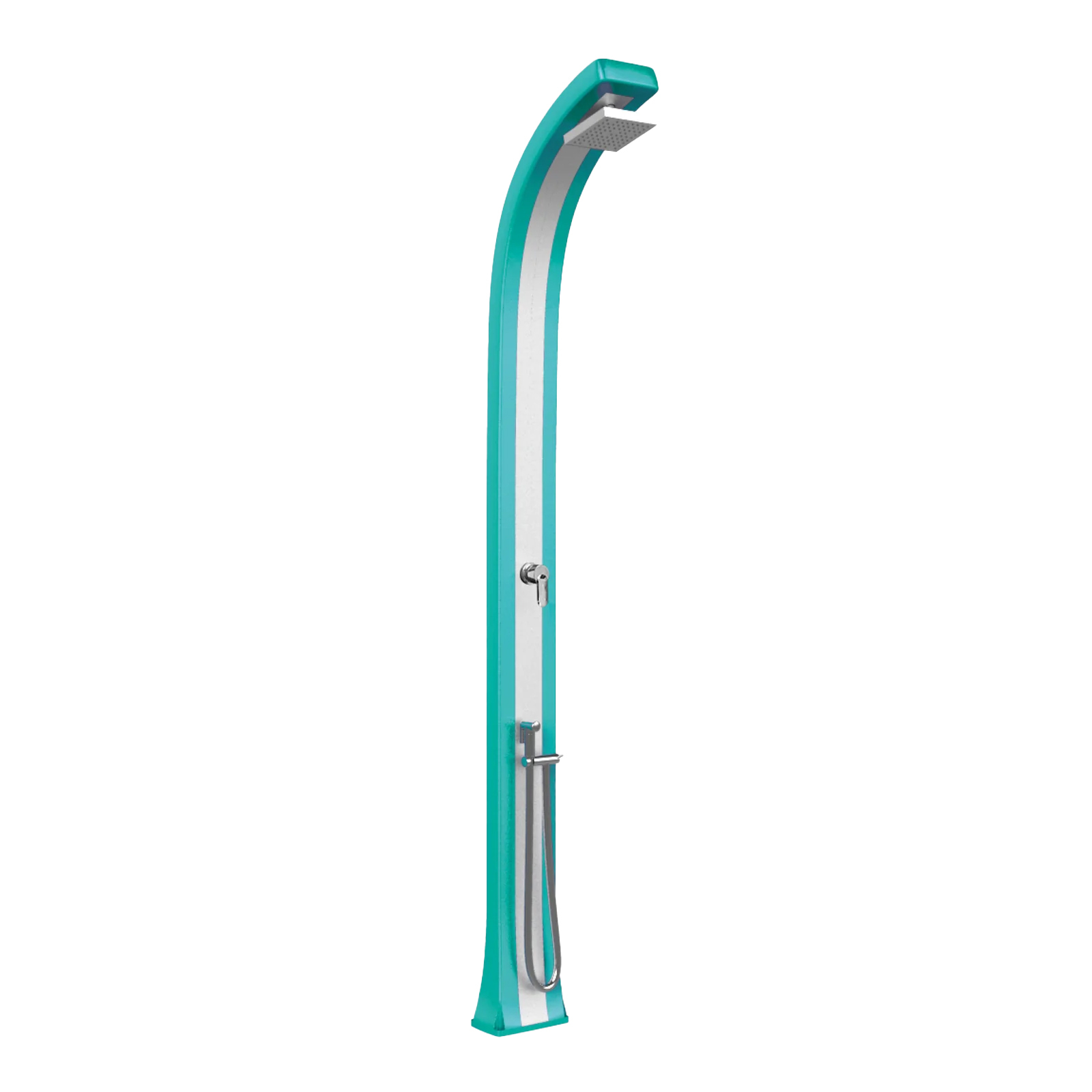 Shower with hand shower and inox band Spring Plus B145-I