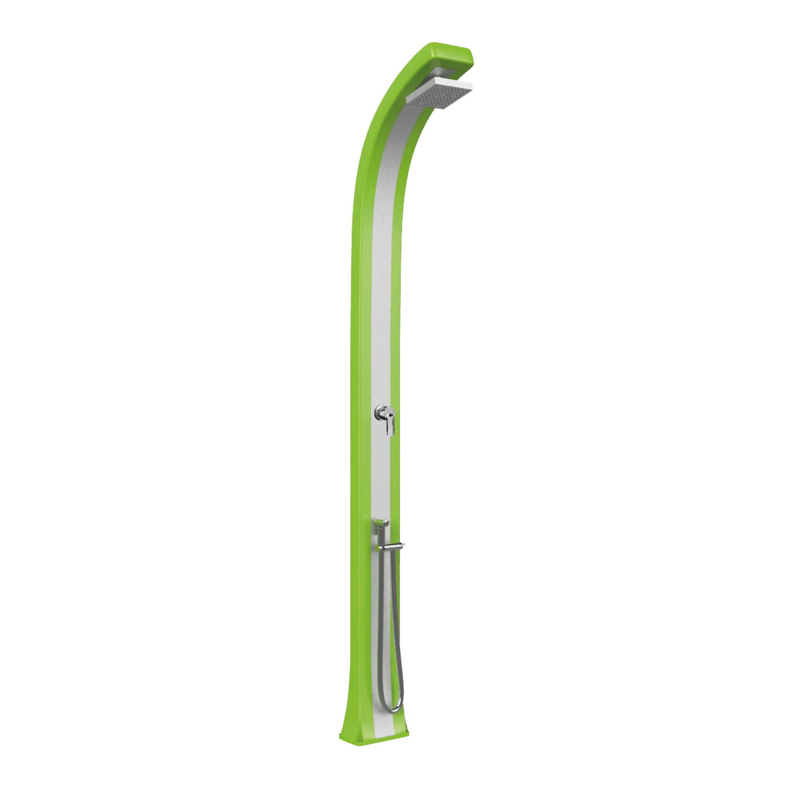 Shower with hand shower and inox band Spring Plus B145-I