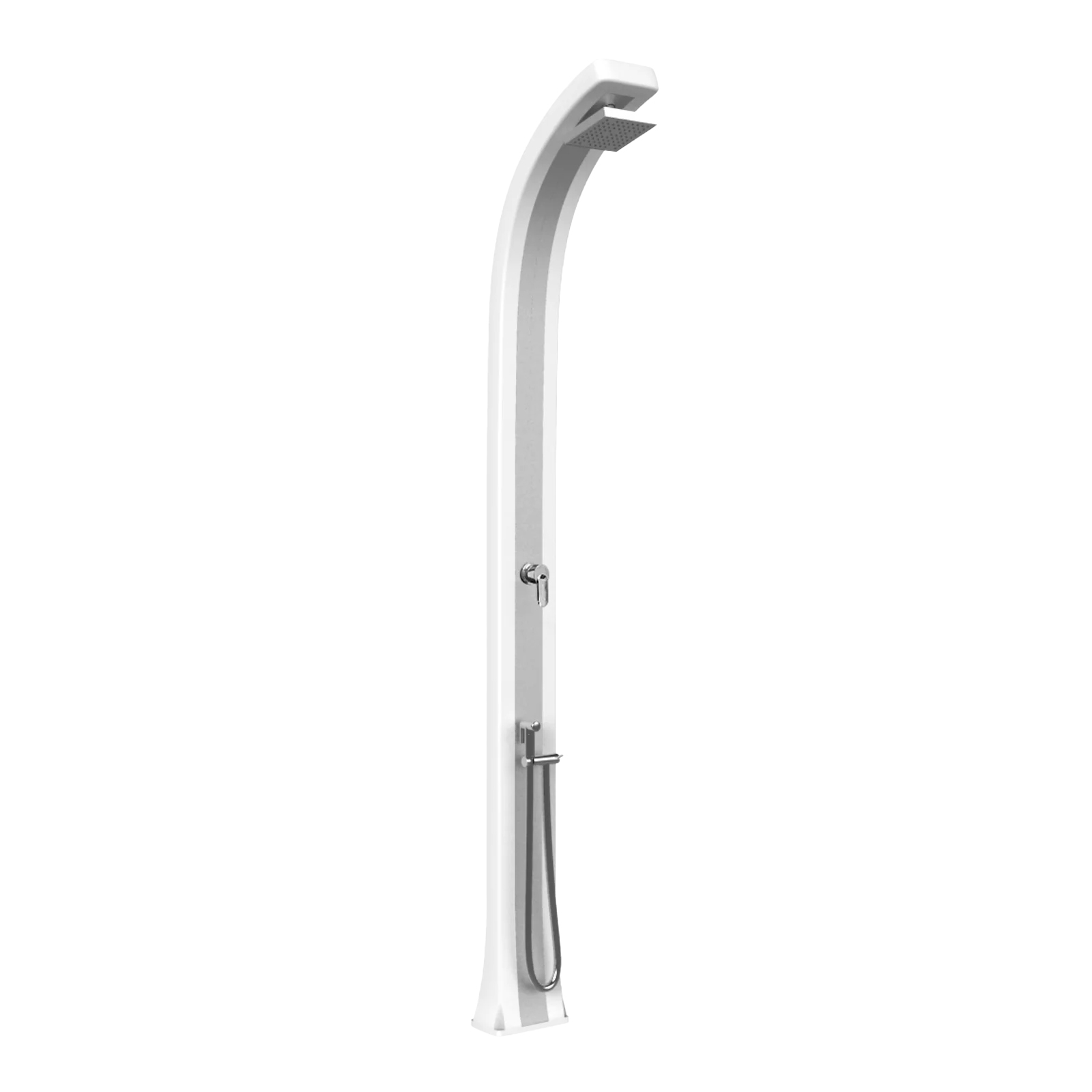 Shower with hand shower and inox band Spring Plus B145-I