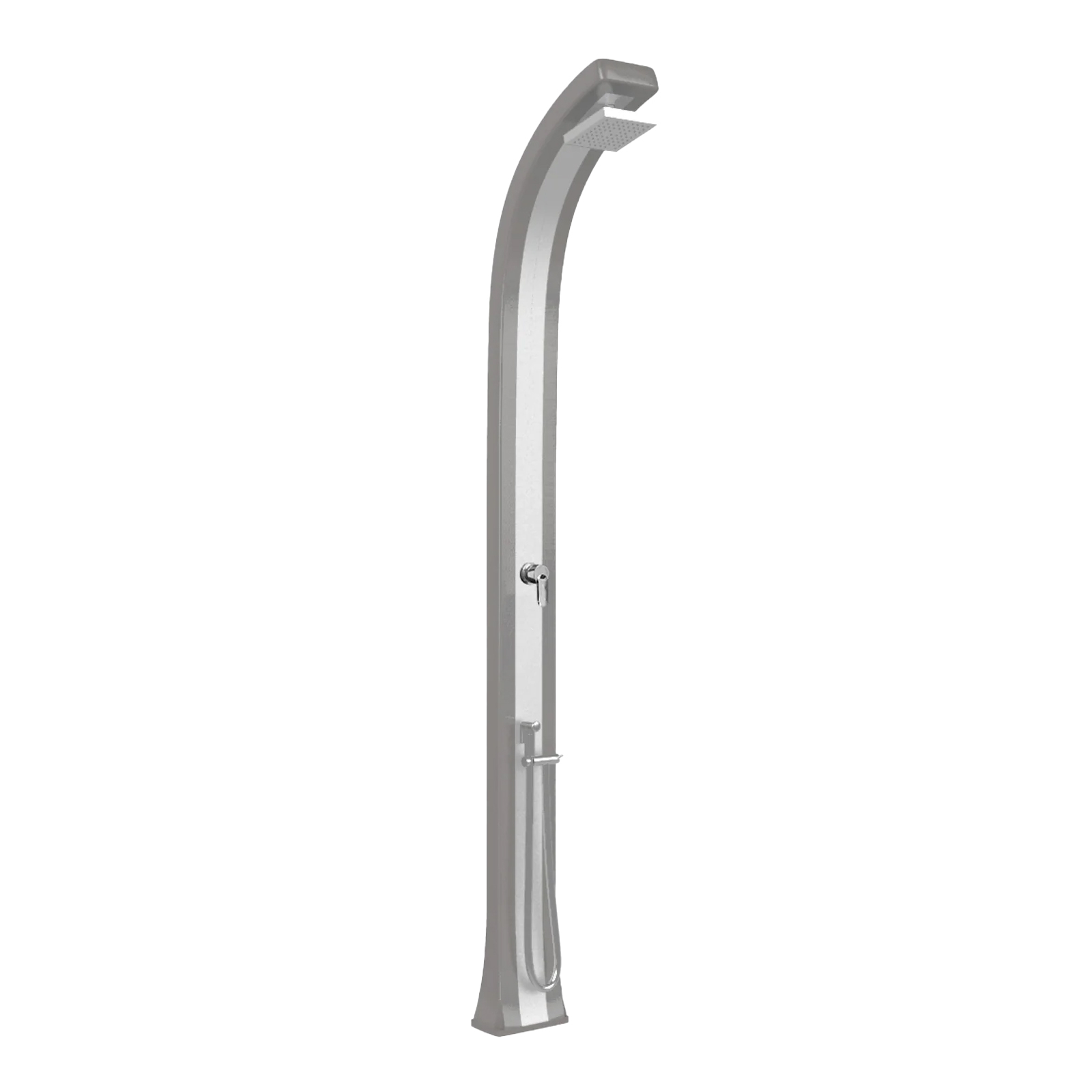Shower with hand shower and inox band Spring Plus B145-I