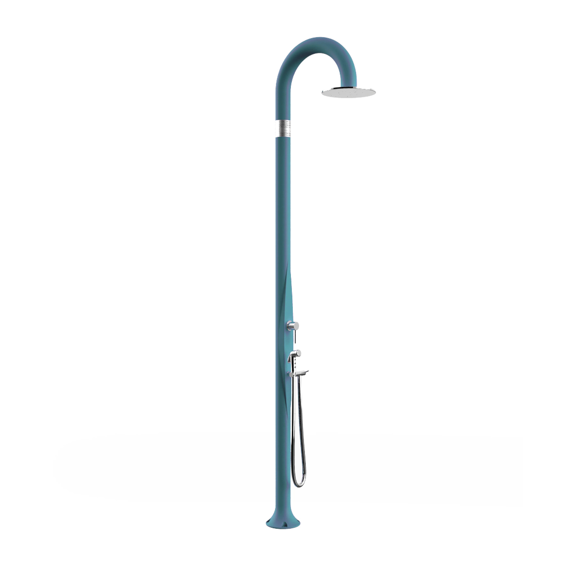 Freestanding outdoor shower with hand shower Funny Yin T345