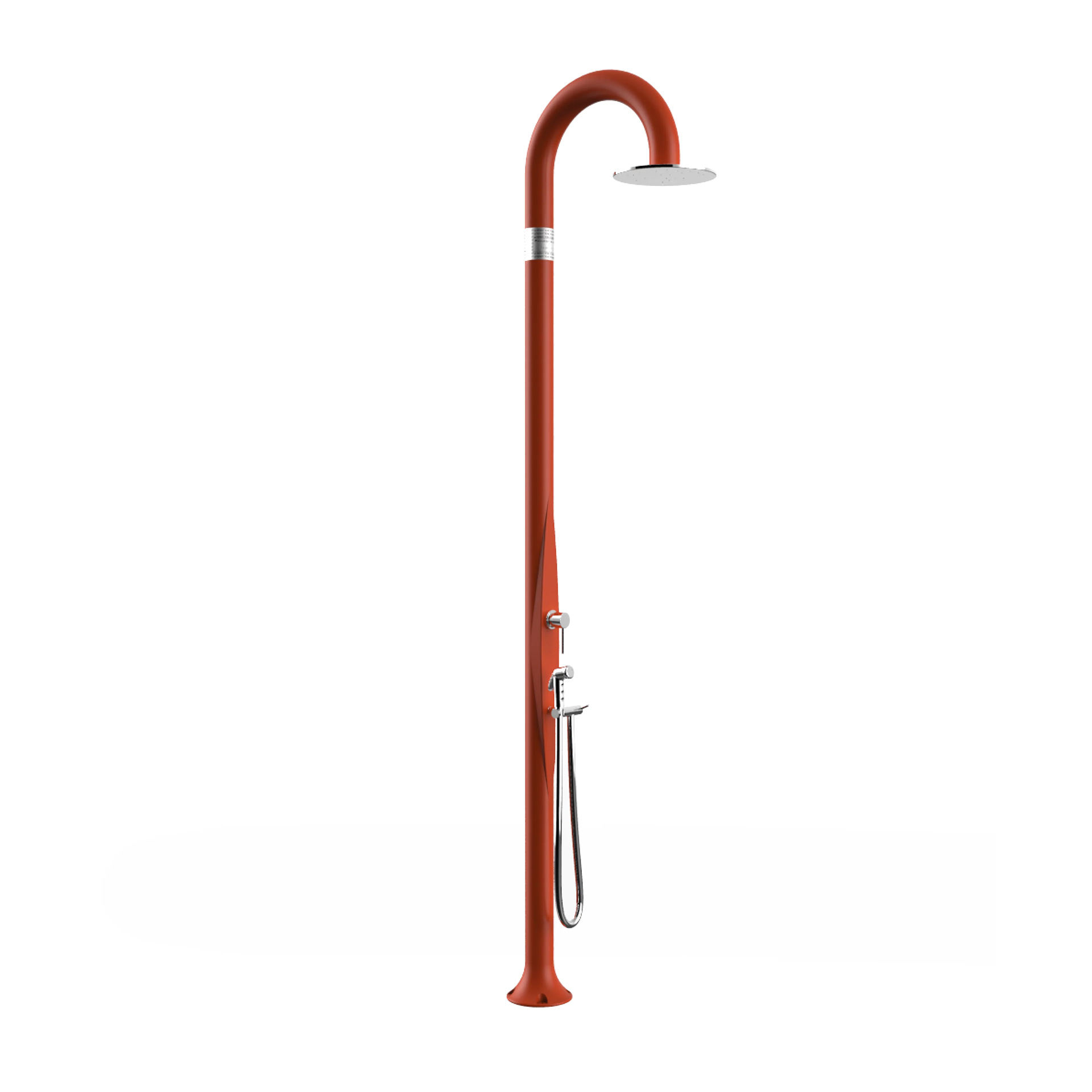 Freestanding outdoor shower with hand shower Funny Yin T345