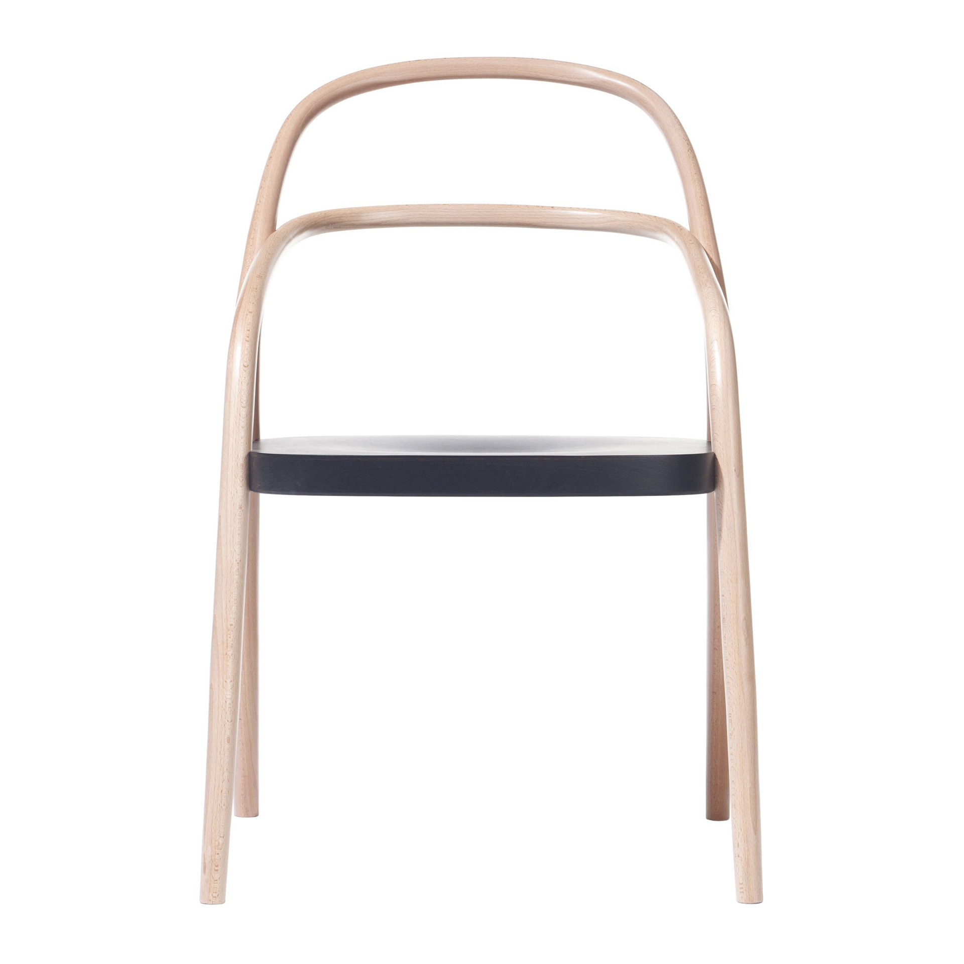 Beech dining chair with hard or upholstered seat A-002 VS