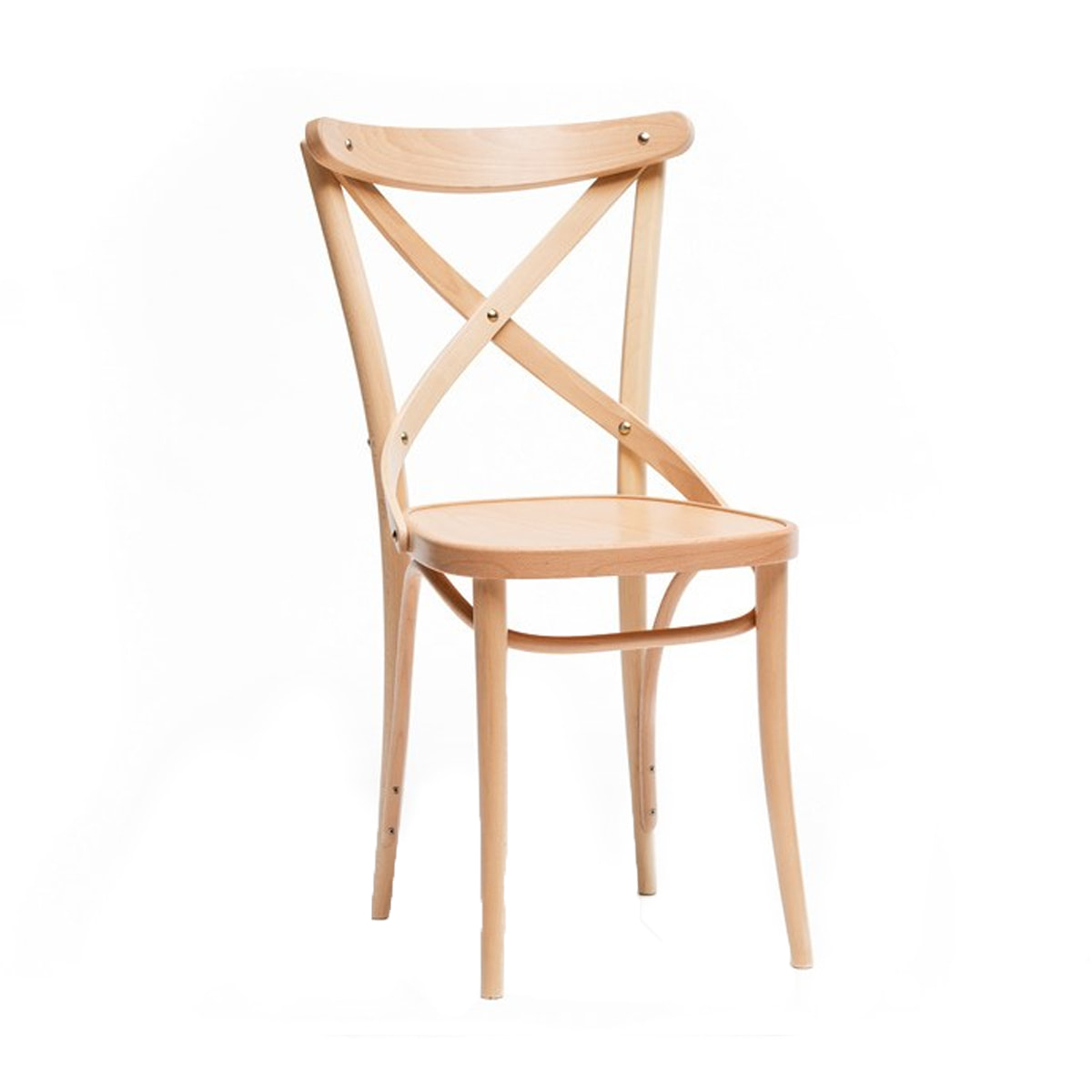 Bentwood cross back chair with plywood or caned seat A-150 Ton