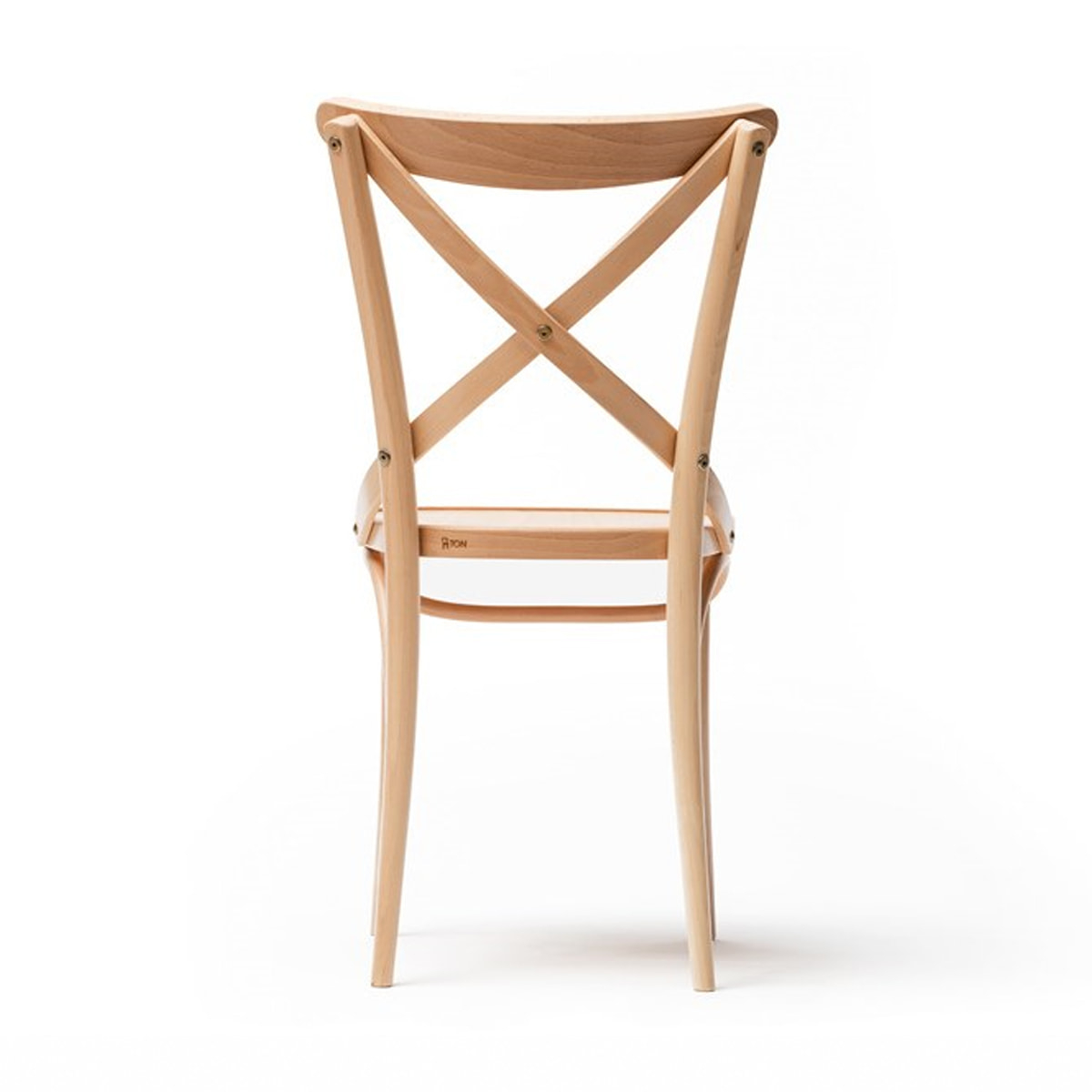 Bentwood cross back chair with plywood or caned seat A-150 Ton