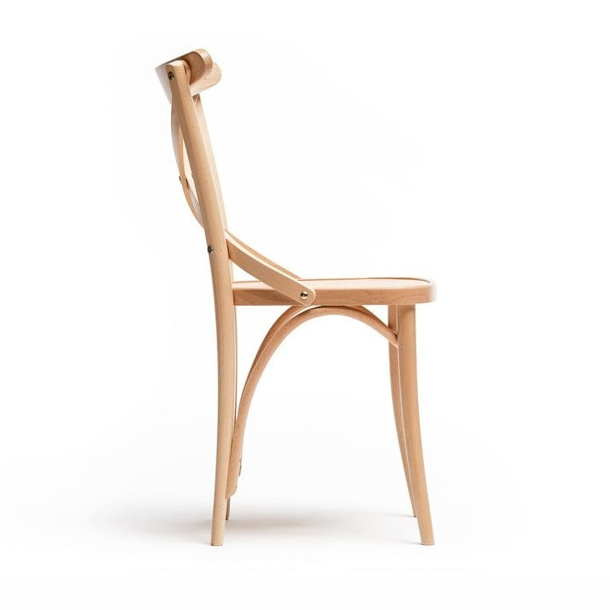 Bentwood cross back chair with plywood or caned seat A-150 Ton