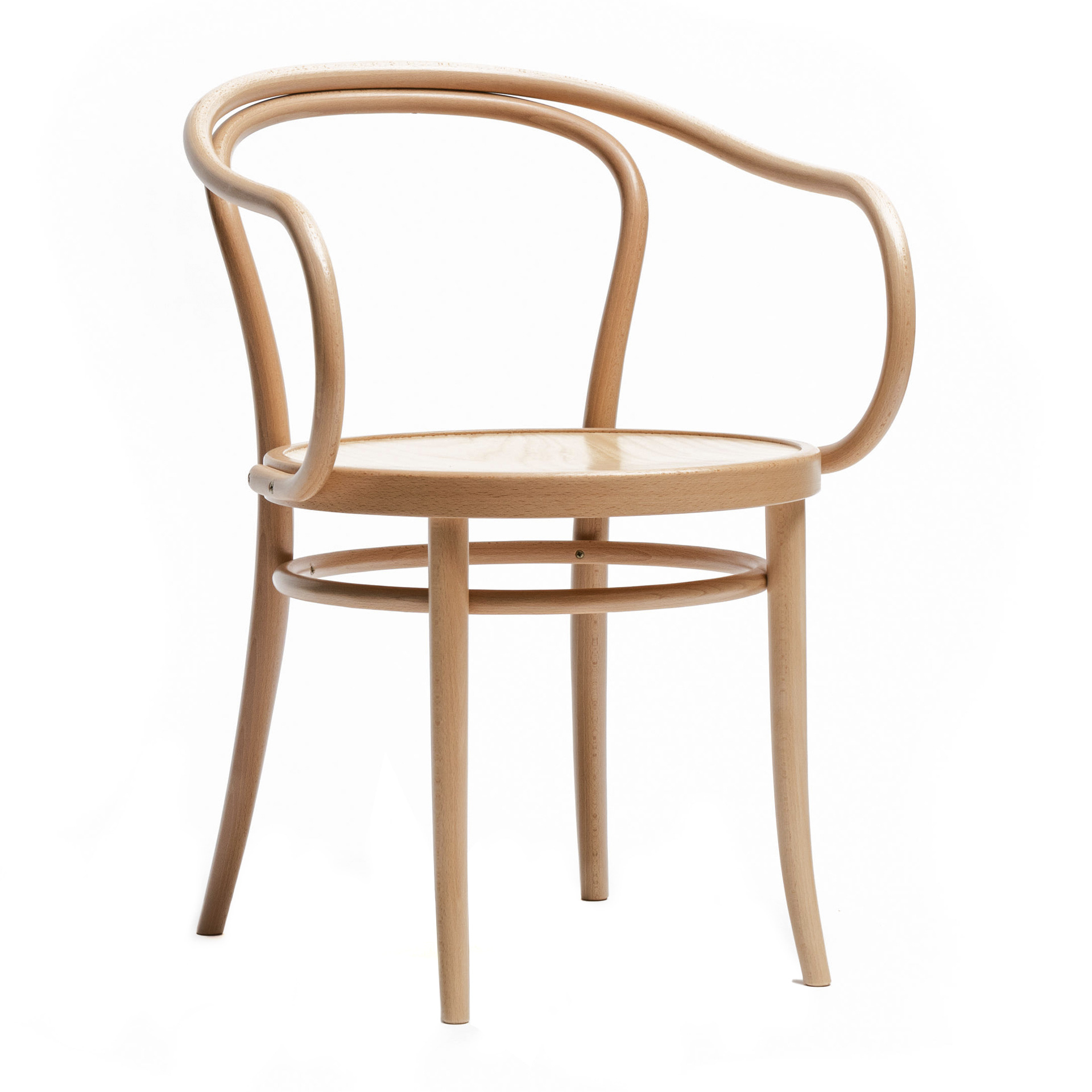 Beech viennese chair with armrests B-30 Ton