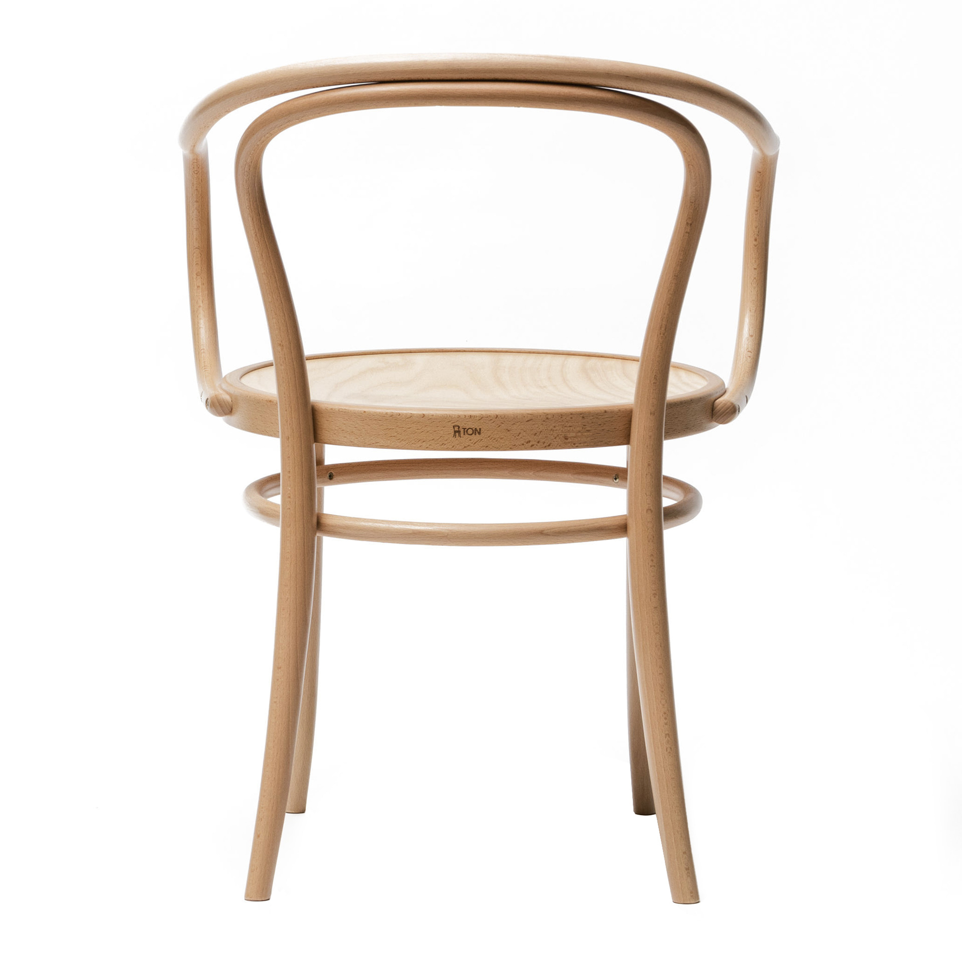 Beech viennese chair with armrests B-30 Ton