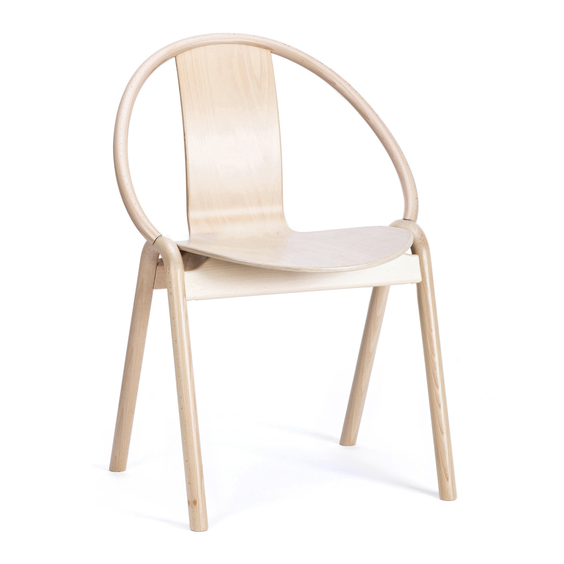 Solid beech wood chair A-311 Again