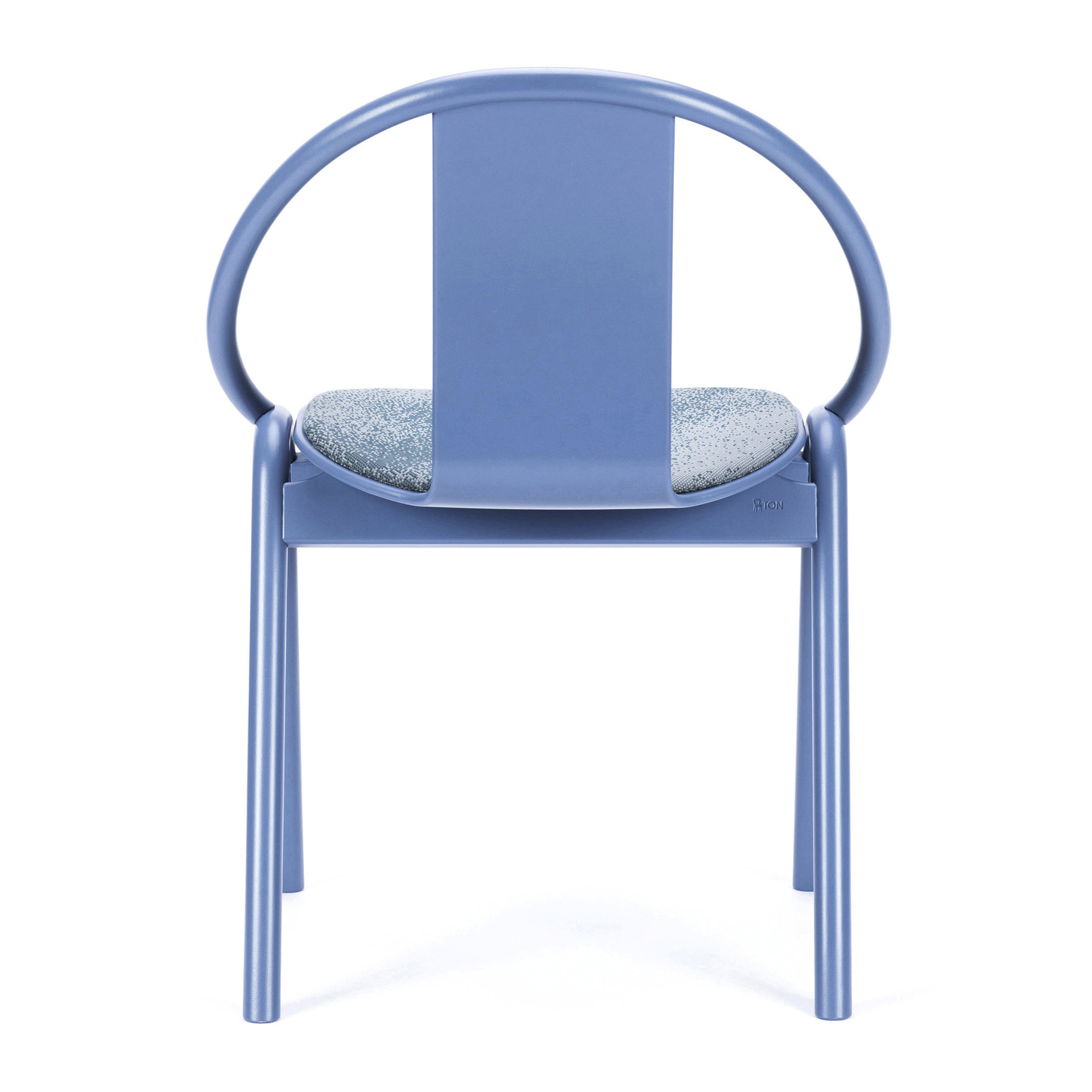Beech dining chair with upholstered seat and back A-314 Again
