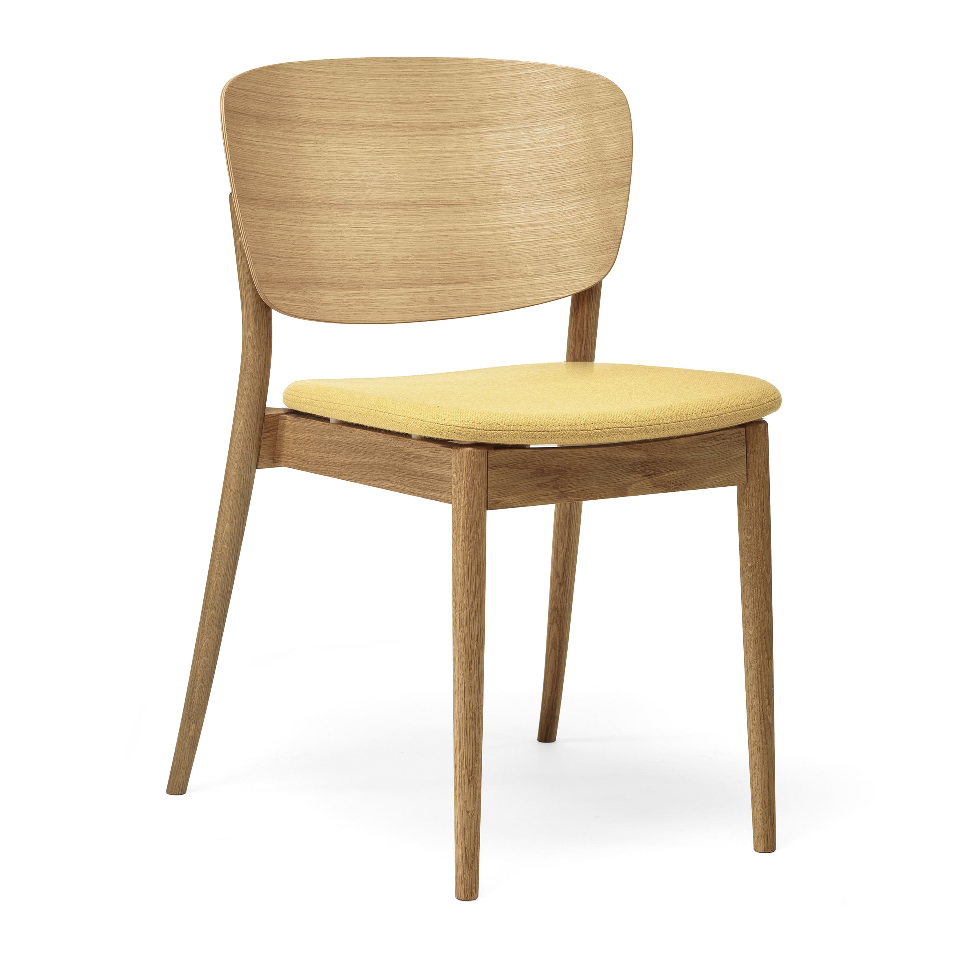Beech dining chair with hard or upholstered seat A-Valencia VS