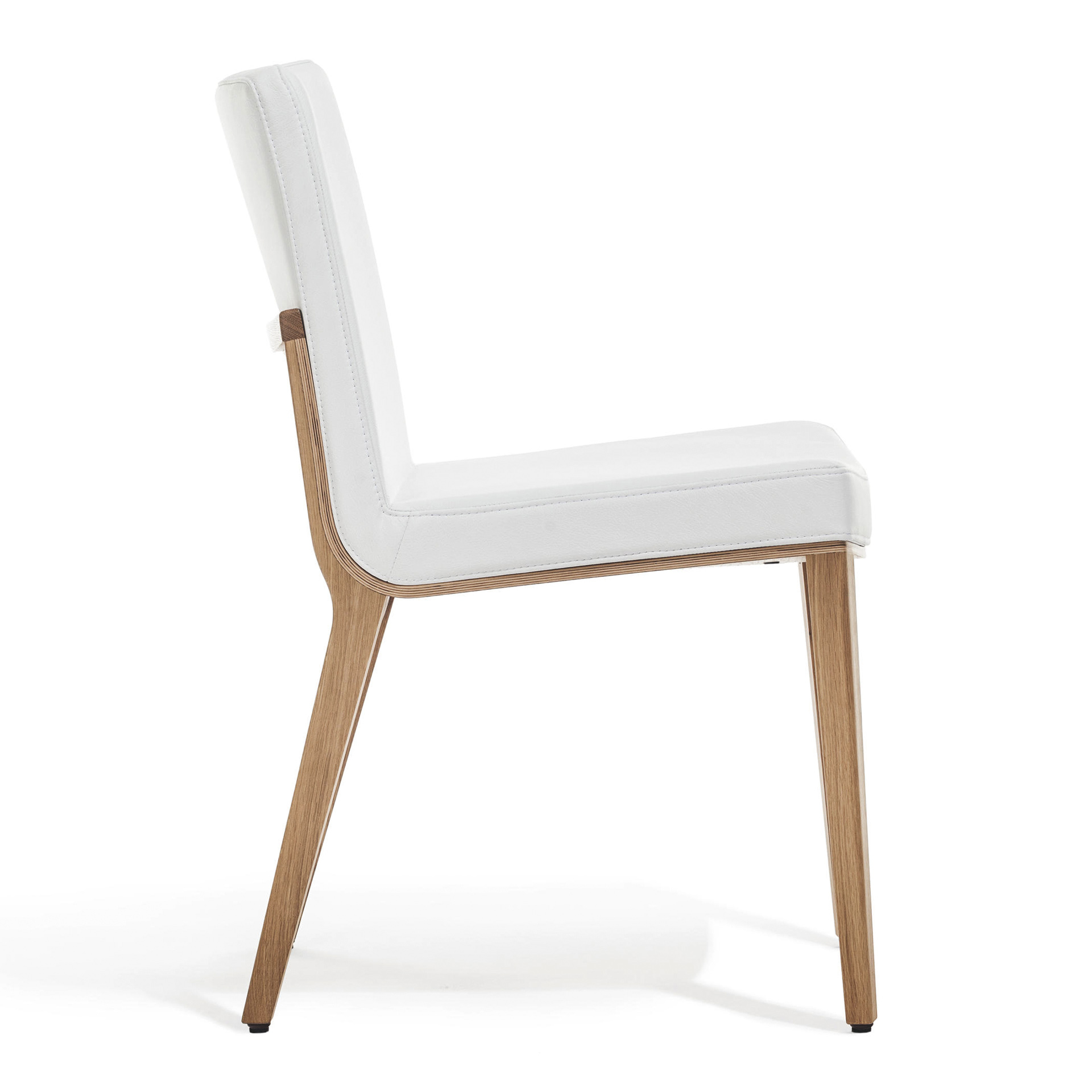 Upholstered chair in beech A-313 Moritz