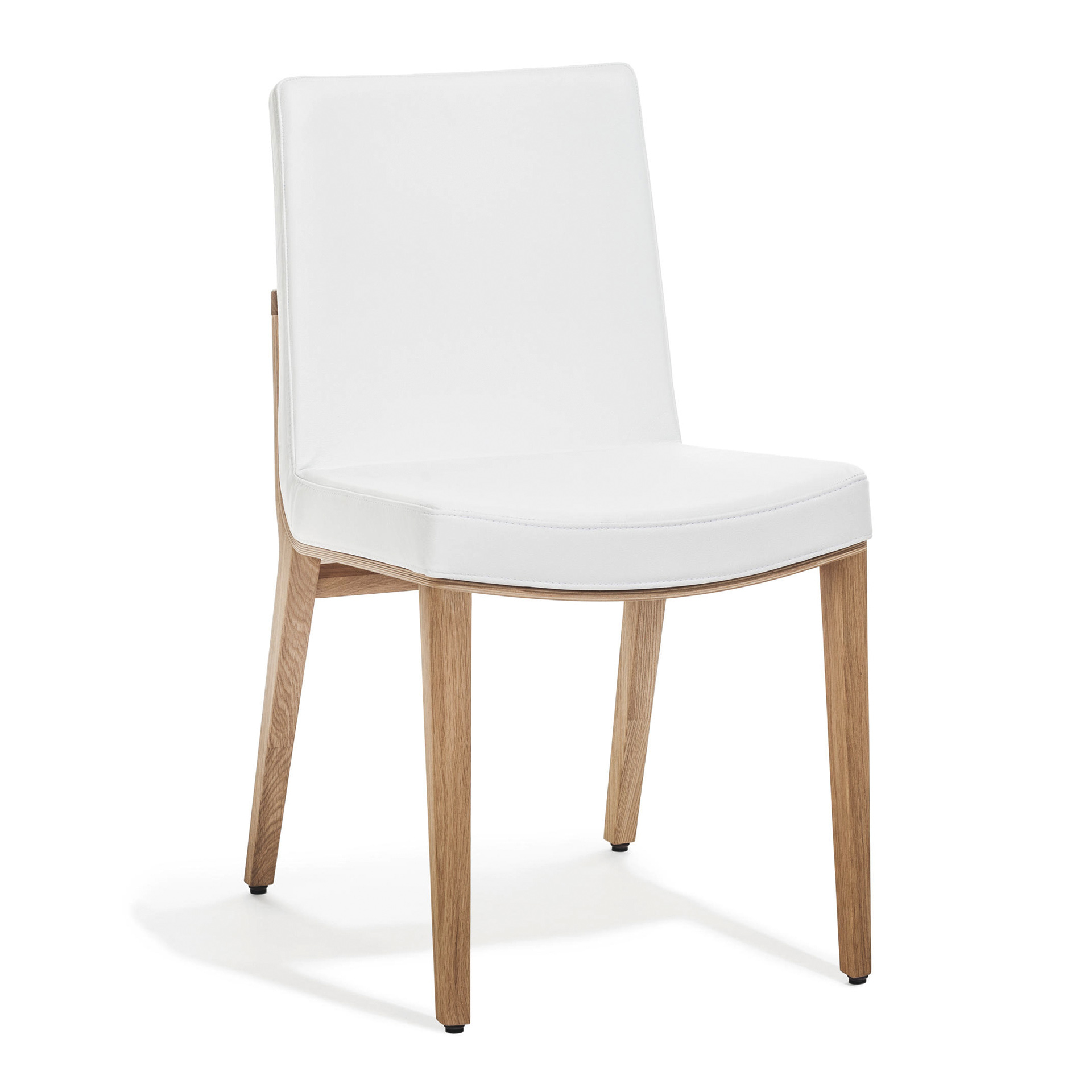 Upholstered chair in beech A-313 Moritz