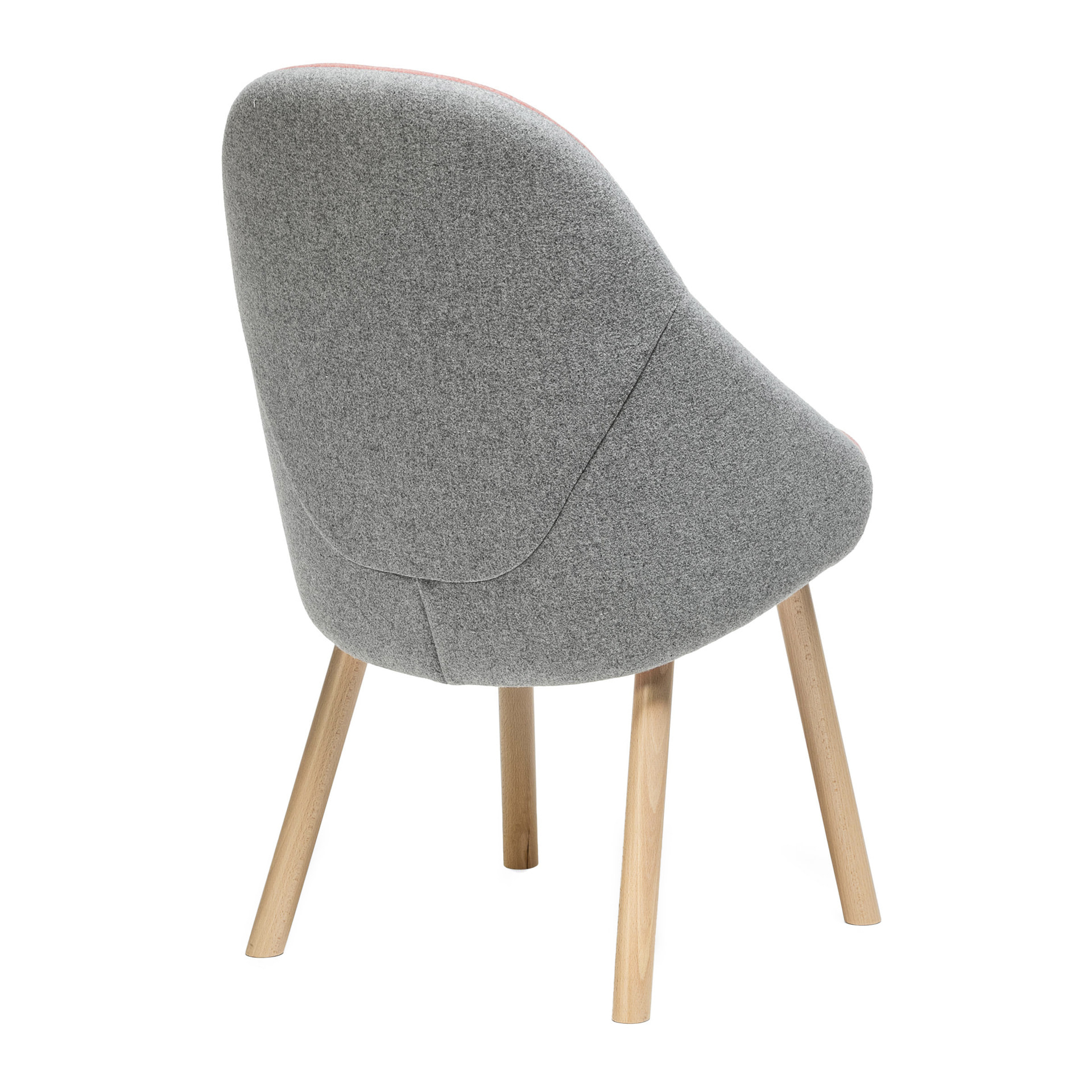Upholstered restaurant chair A-Albu