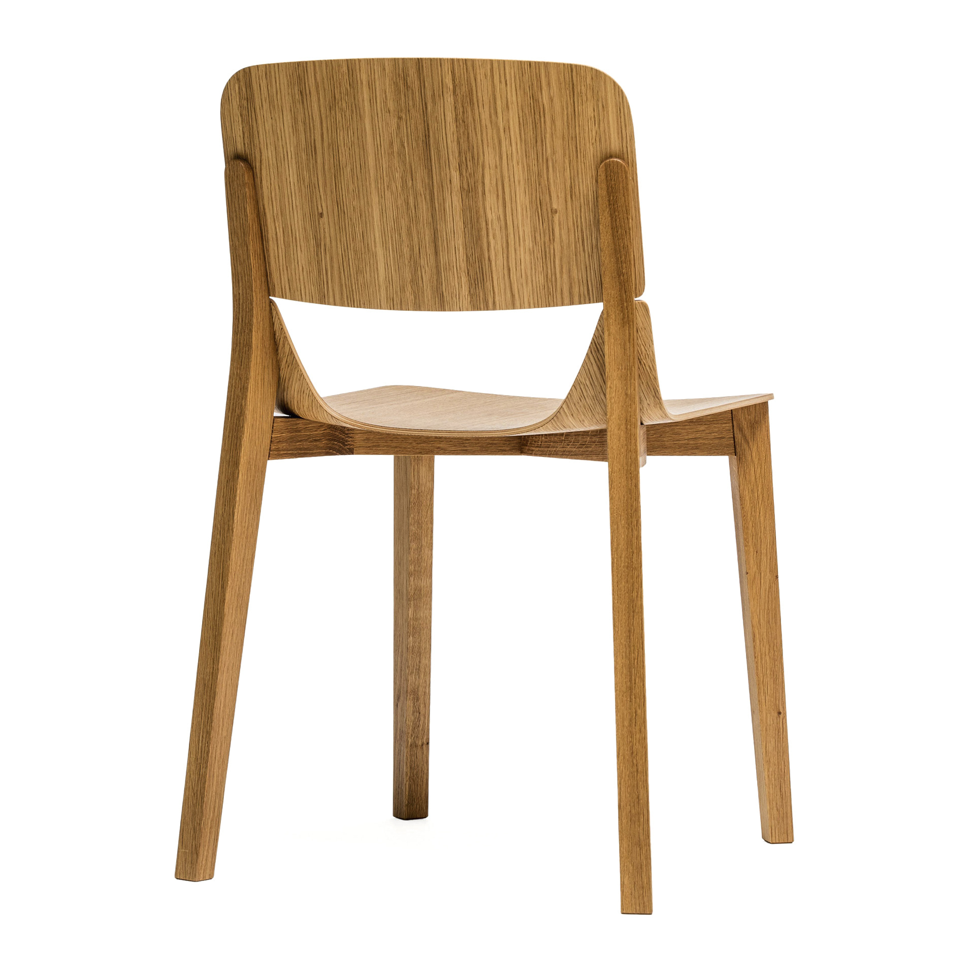 Solid beech wood chair A-Leaf VS
