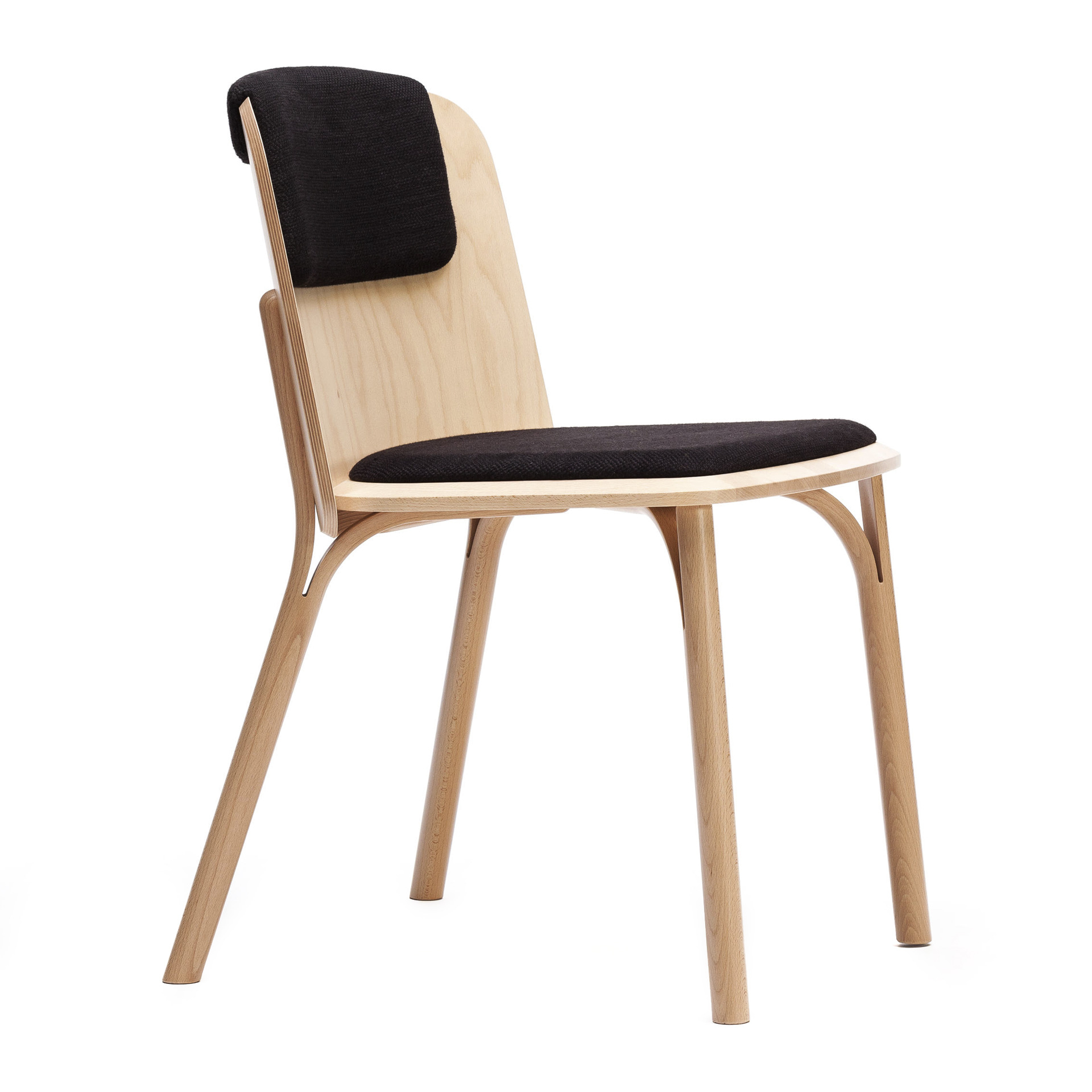 Soft wooden chair
