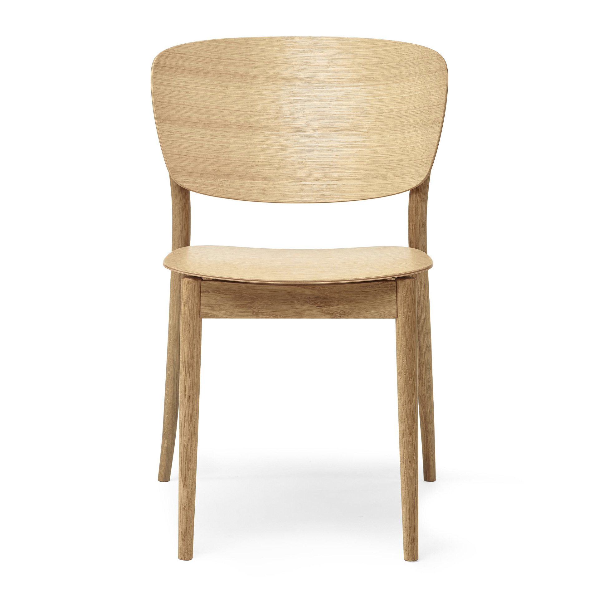 Beech dining chair with hard or upholstered seat A-Valencia VS