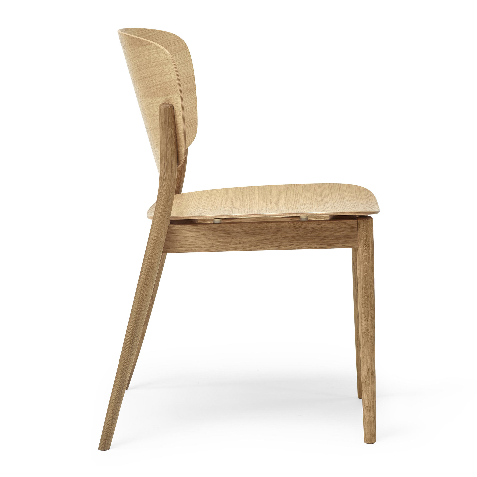 Beech dining chair with hard or upholstered seat A-Valencia VS