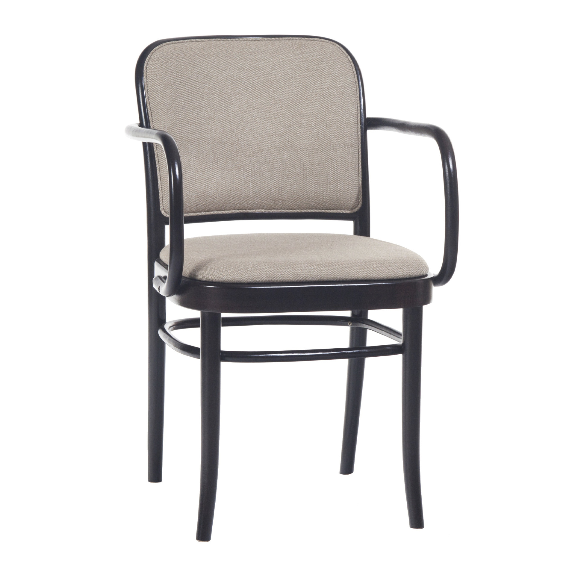 Viennese chair upholstered with armrests B-811/2 Ton