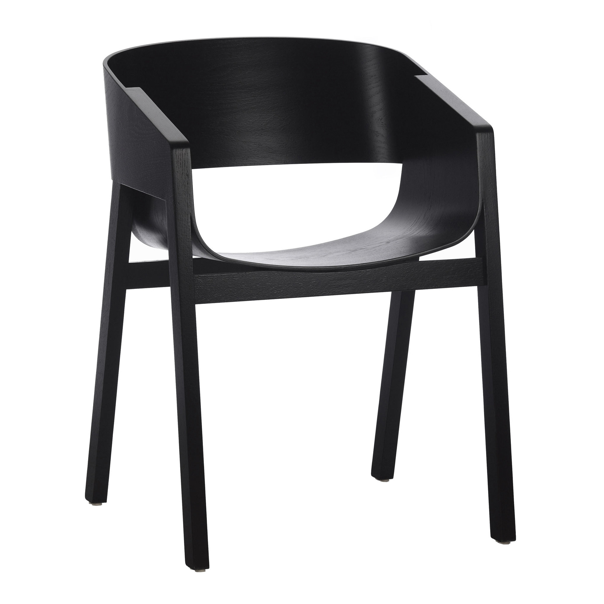 Cafe beech chair with solid or upholstered seat B-321 Merano