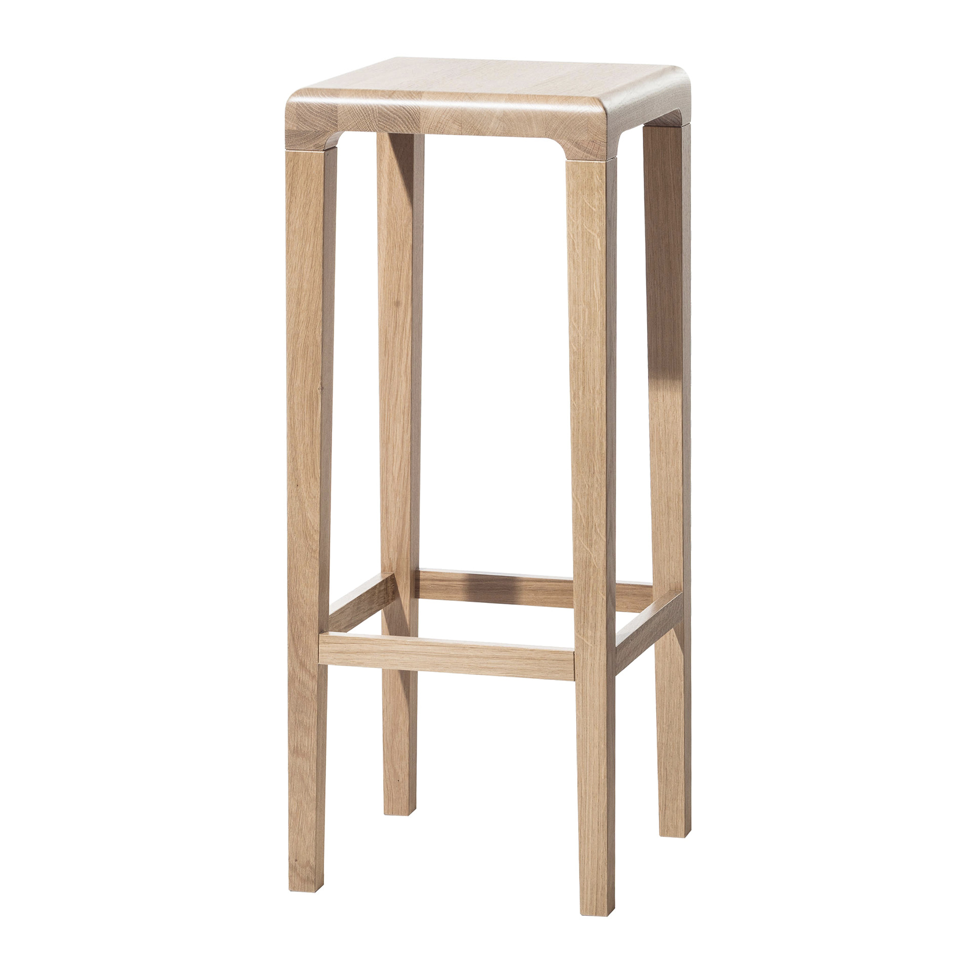 Counter stool in solid wood made of beech or oak C-369 Riojag
