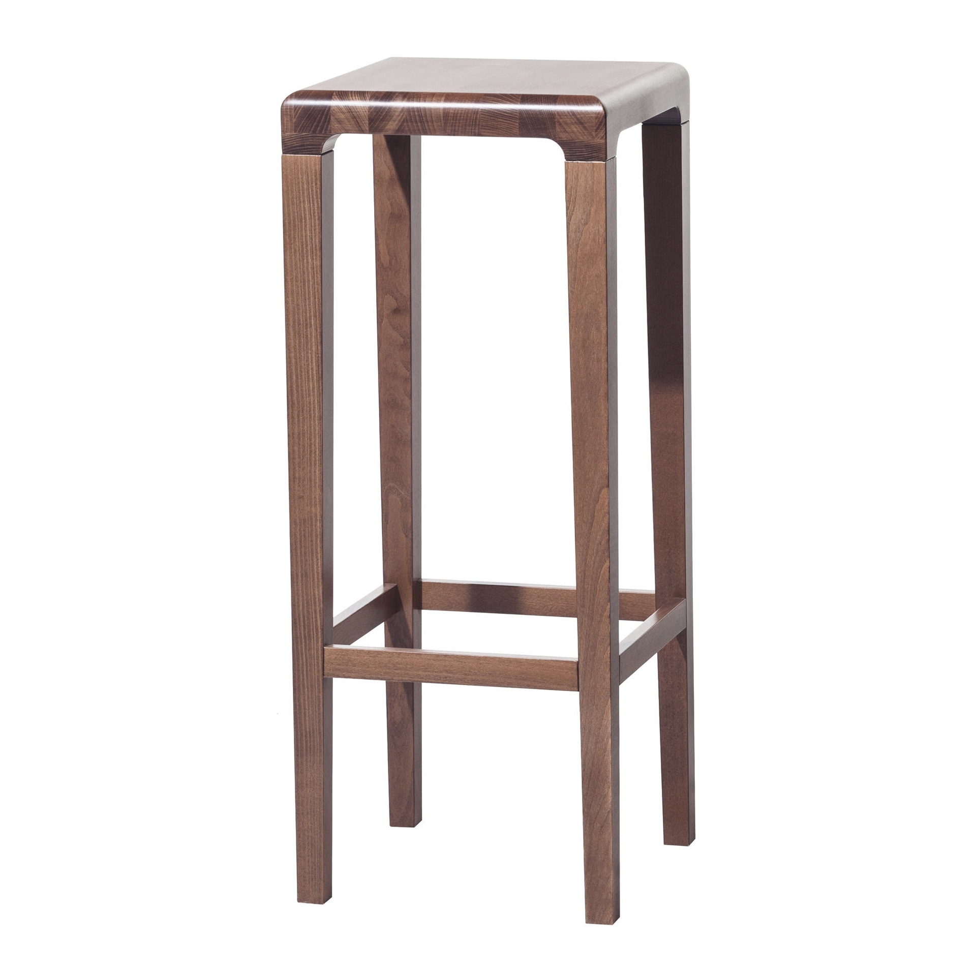 Solid wood counter stool
