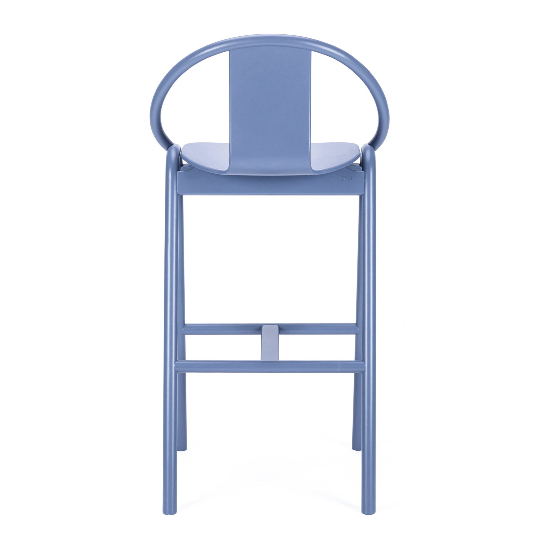 Scandinavian solid beech high stool H-311 Again