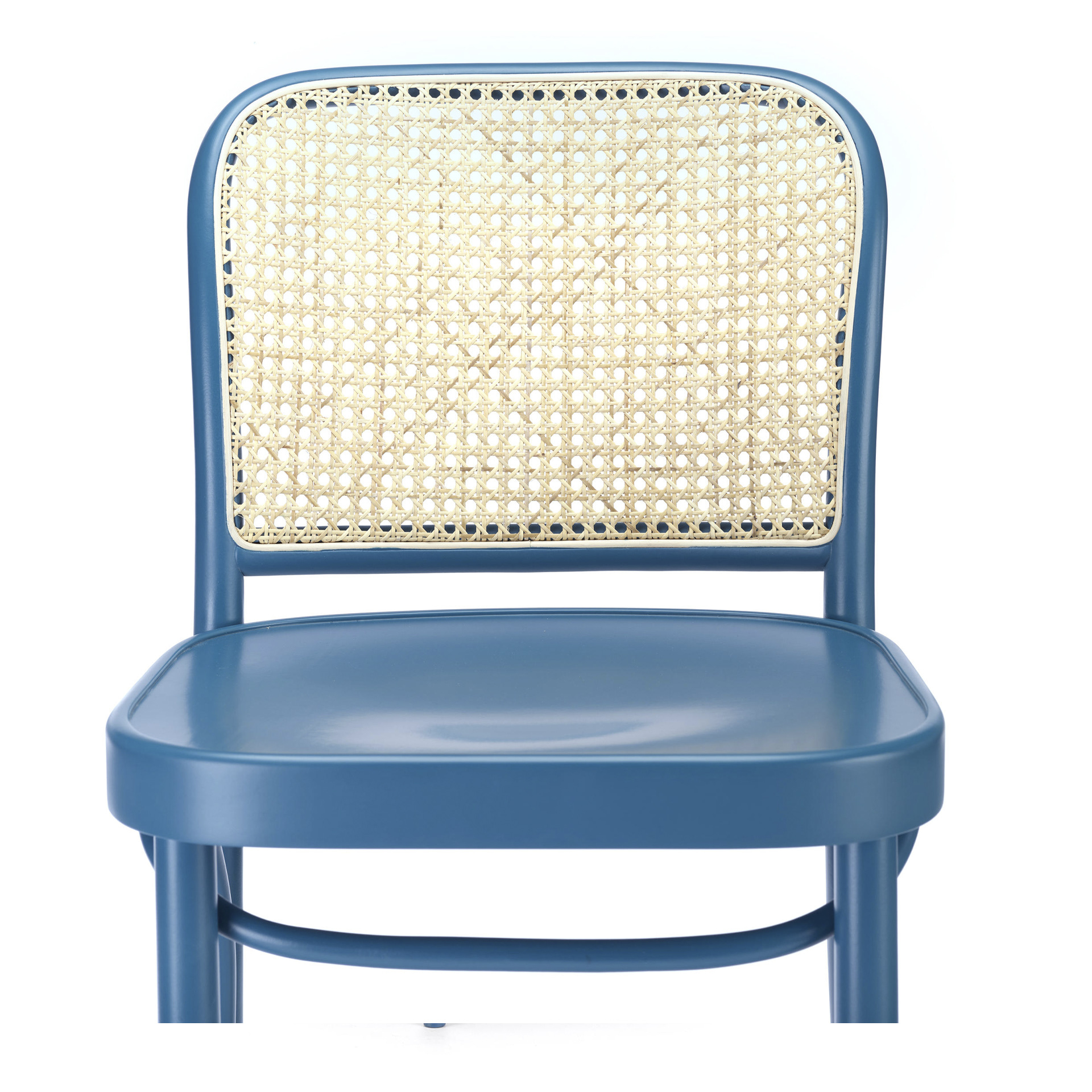 Cane back bar stool with solid, upholstered or caned seat H-811 Ton