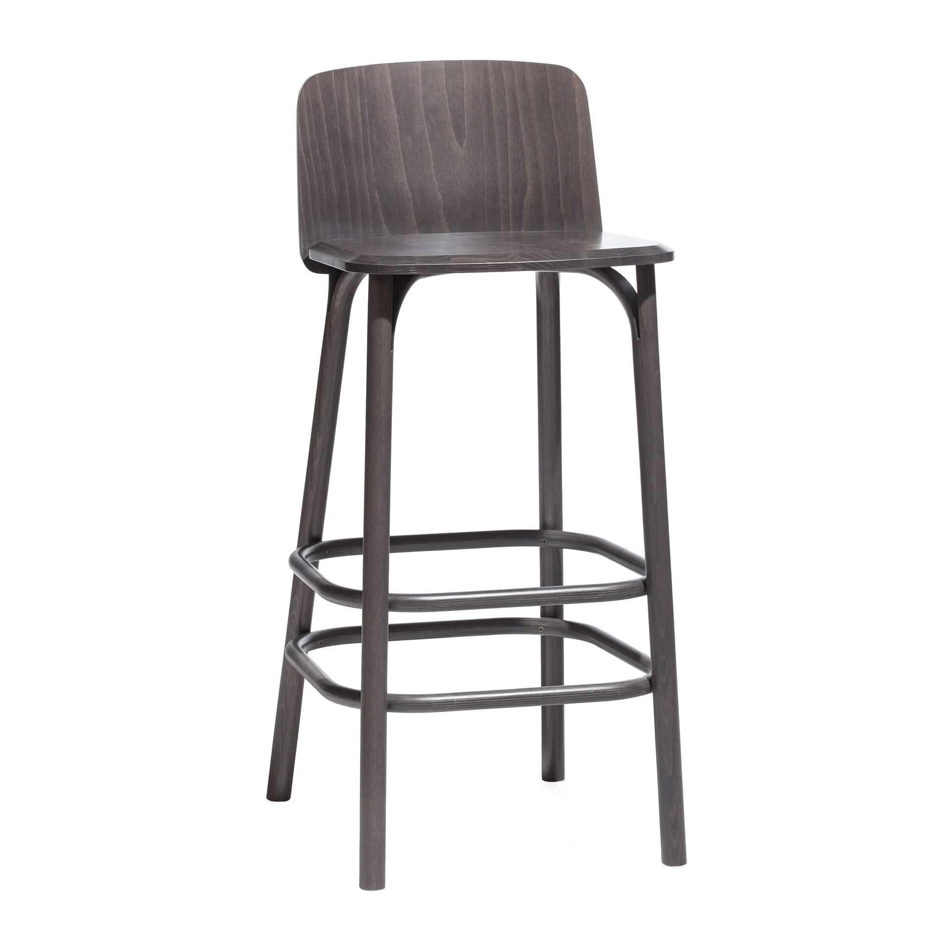 Solid wood bar stool